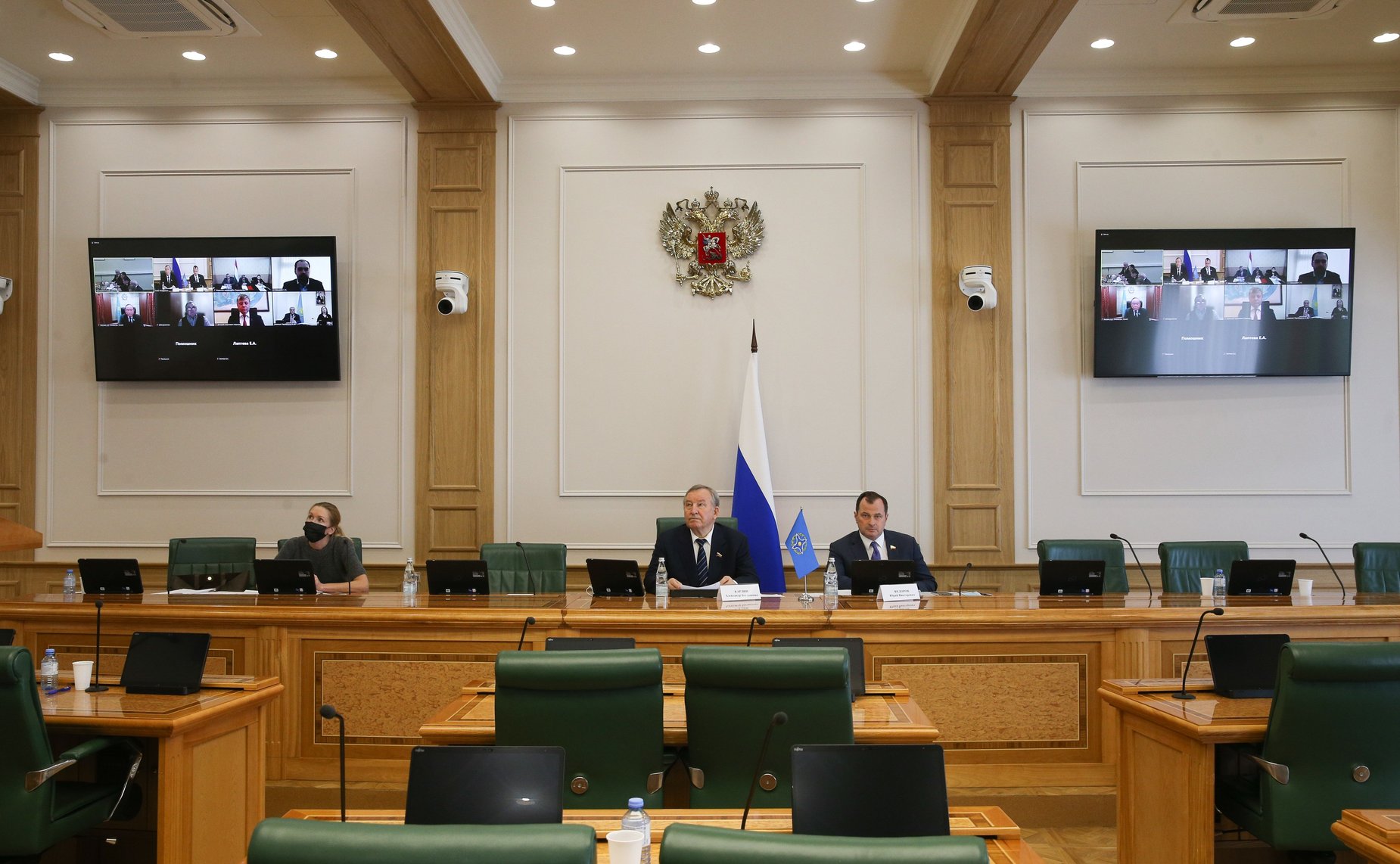 Сенаторы РФ приняли участие в заседаниях постоянных комиссий ПА ОДКБ