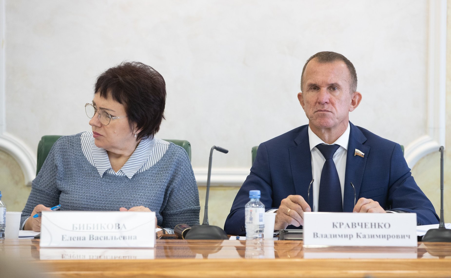 Елена Бибикова и Владимир Кравченко