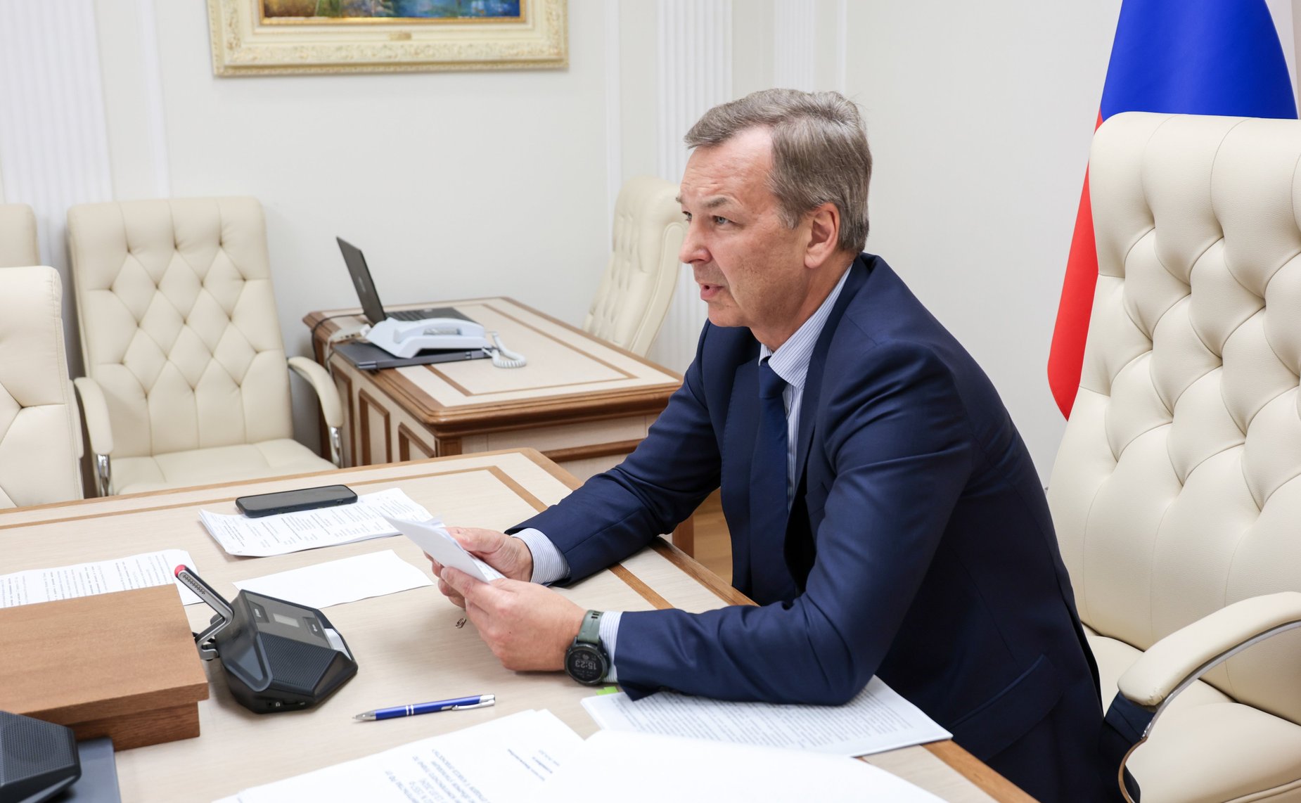 Первый заместитель Председателя Совета Федерации Андрей Яцкин
