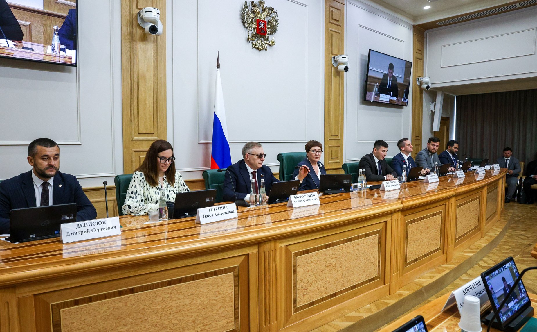 Заседание Палаты молодых законодателей при Совете Федерации