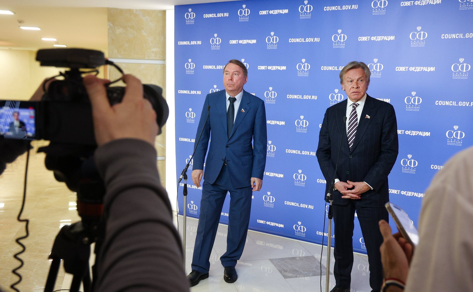 Пресс-подход по итогам круглого стола Комиссии СФ по информационной политике и взаимодействия со СМИ