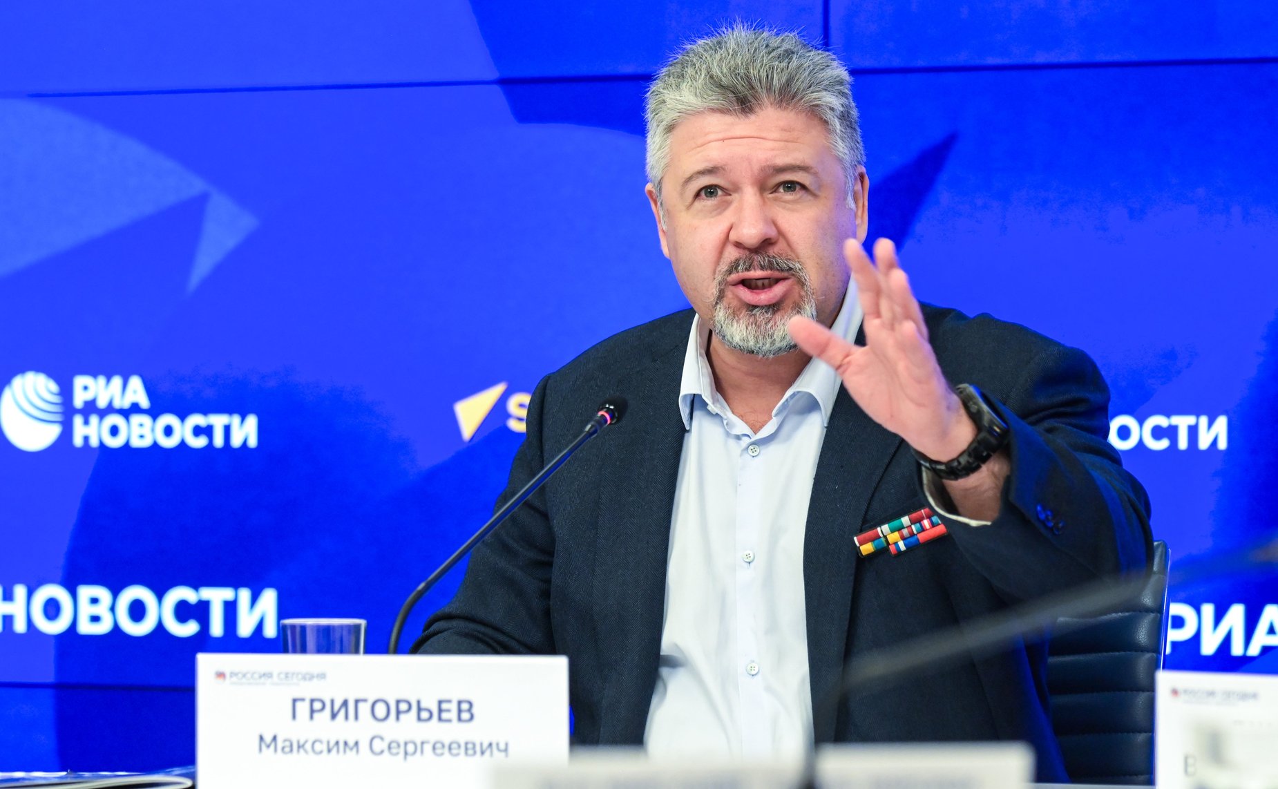 Пресс-конференция, в рамках которой представлен доклад Международного общественного трибунала по преступлениям украинских неонацистов «Преступления киевского режима против мирного русского населения города Константиновка»