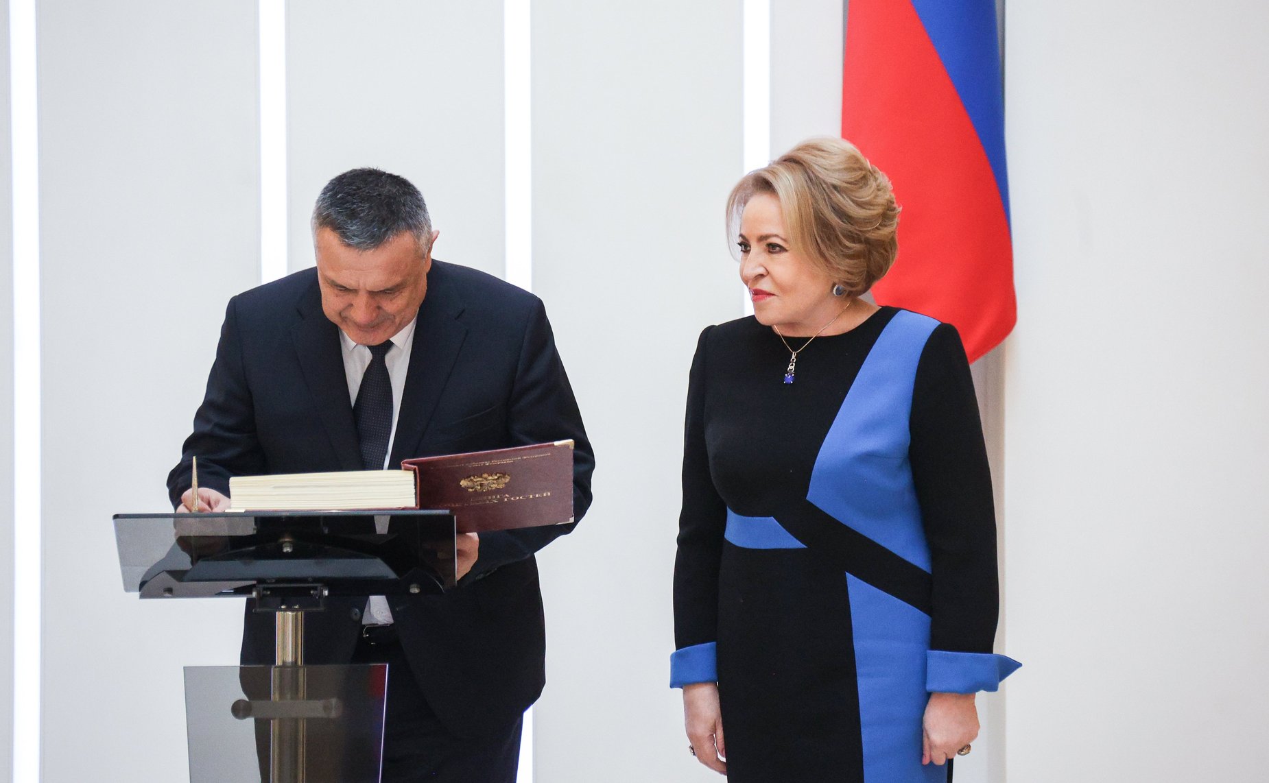 Валентина Матвиенко провела встречу со Спикером Законодательной палаты Олий Мажлиса Республики Узбекистан Нуриддином Исмоиловым