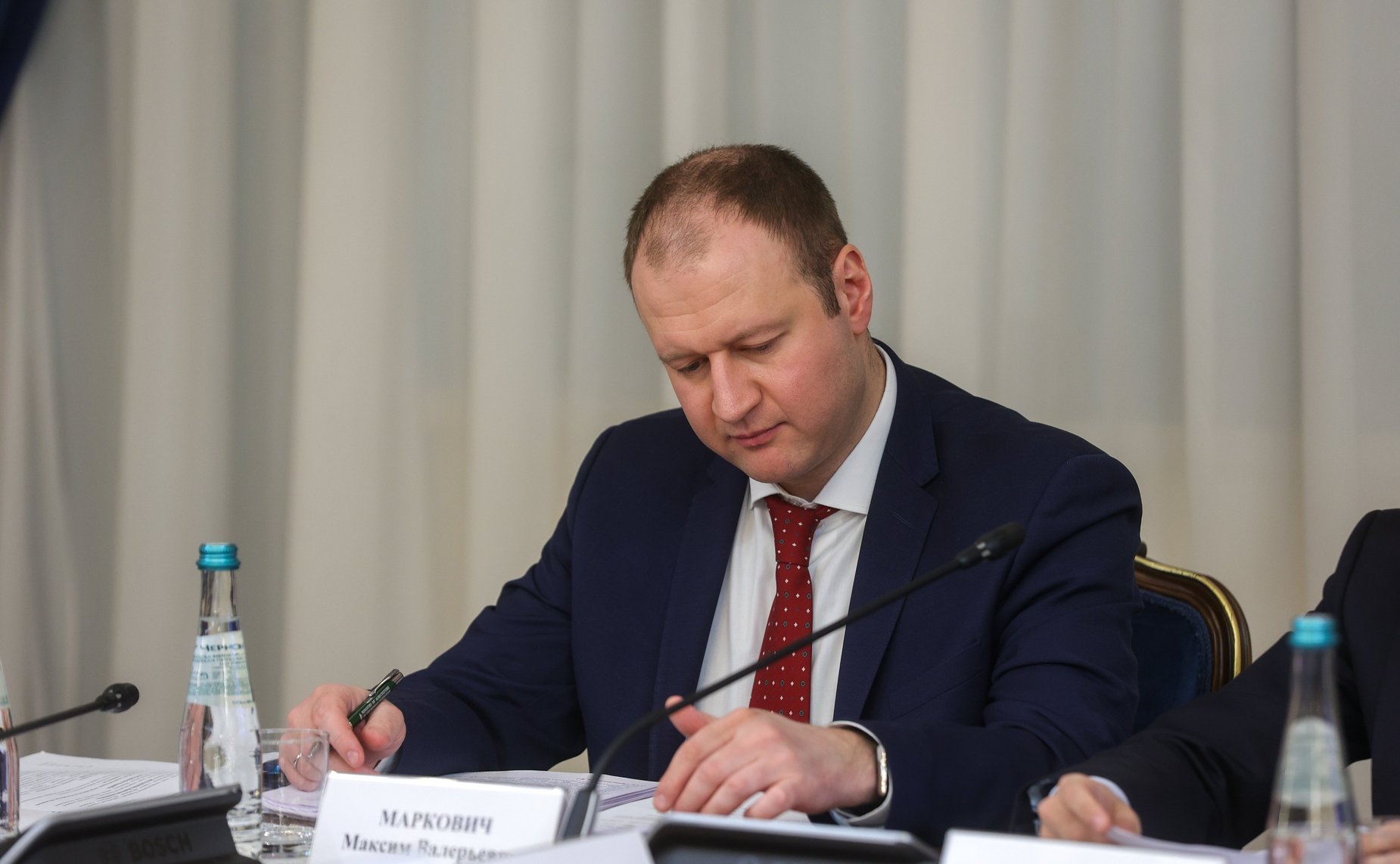 Заседание Комиссии по сотрудничеству Совета Федерации Федерального Собрания Российской Федерации и Маджлиси милли Маджлиси Оли Республики Таджикистан