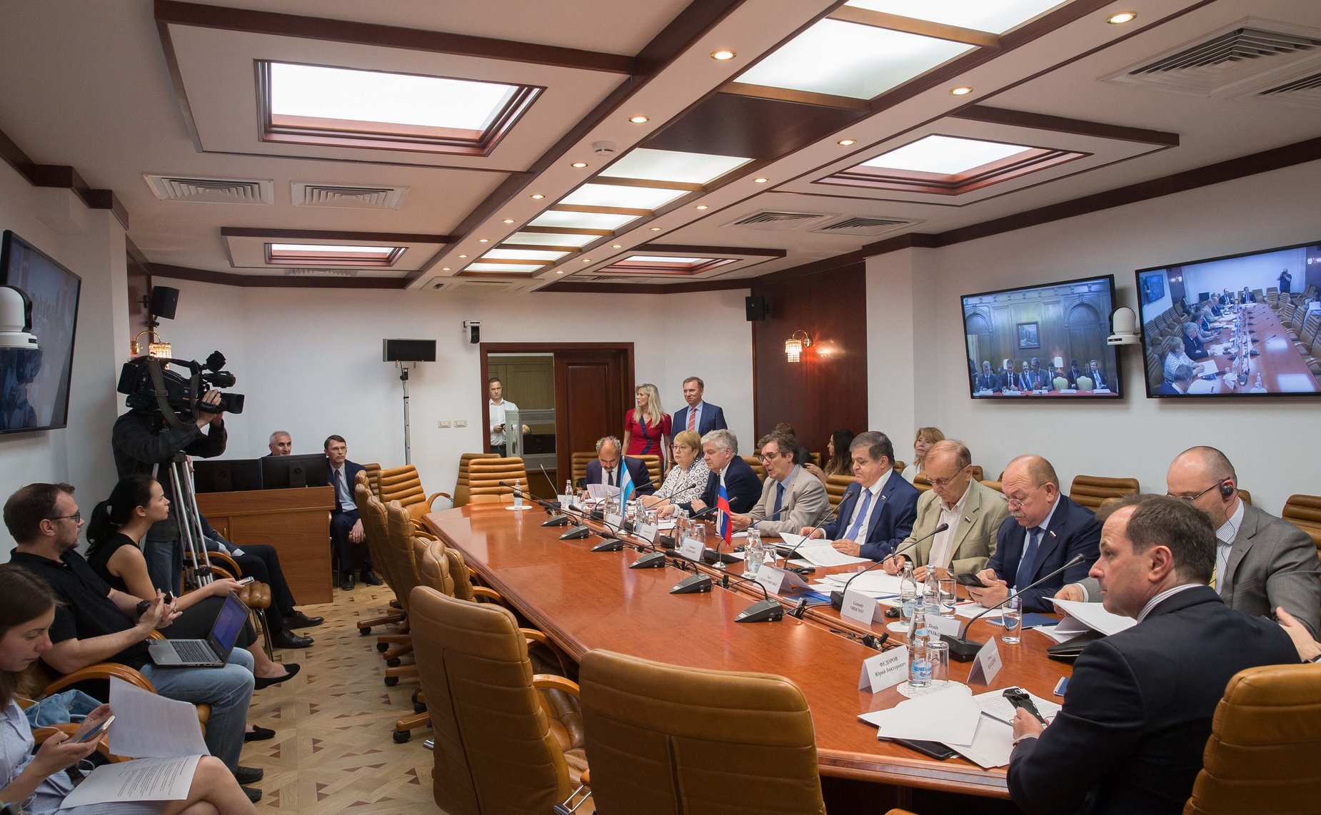 Видеоконференция парламентских групп по сотрудничеству Совета Федерации и Сената Аргентинской Республики