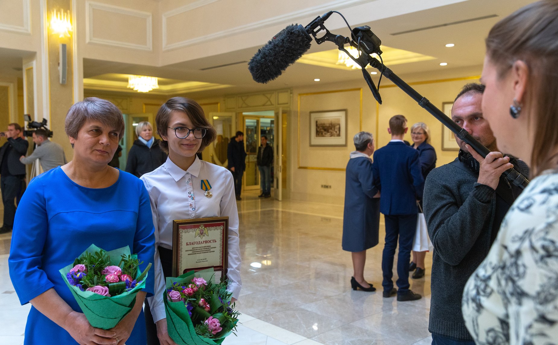 Торжественная церемония награждения детей и подростков, проявивших личное мужество в экстремальных ситуациях и спасших человеческие жизни