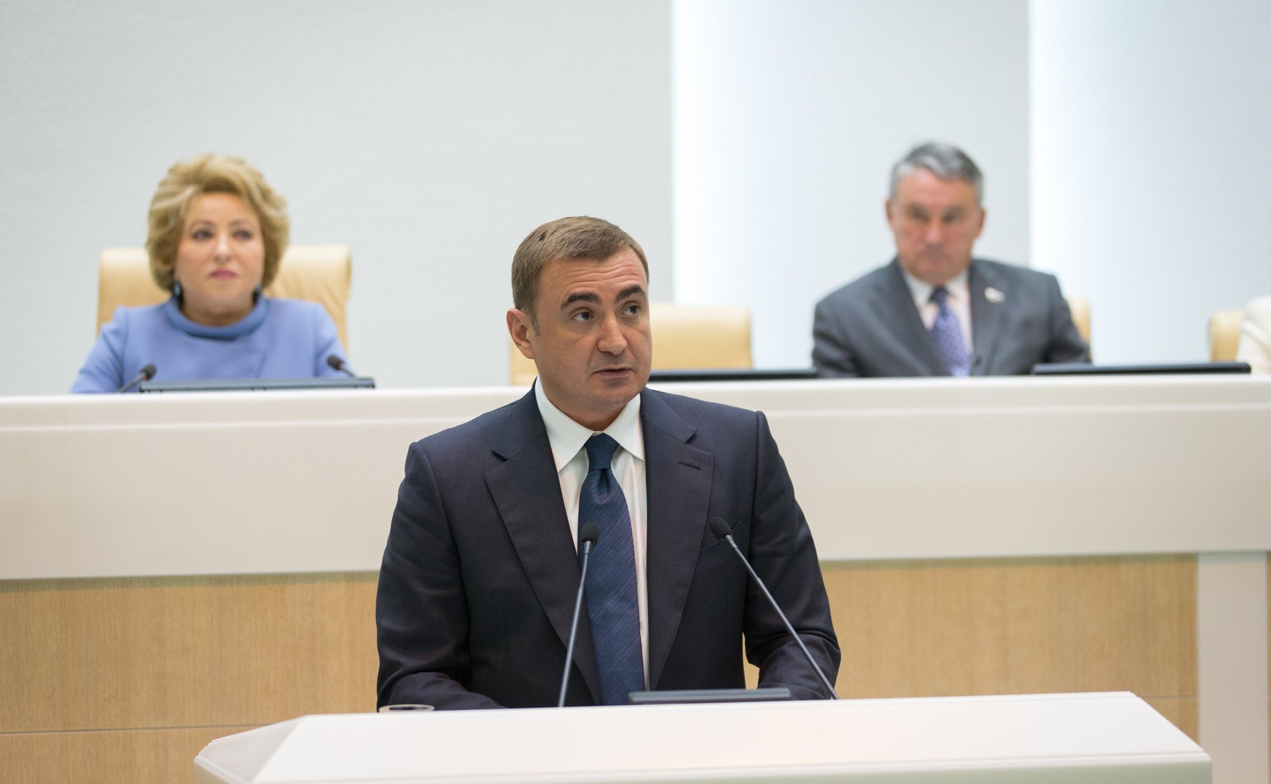 Губернатор Тульской области А. Дюмин