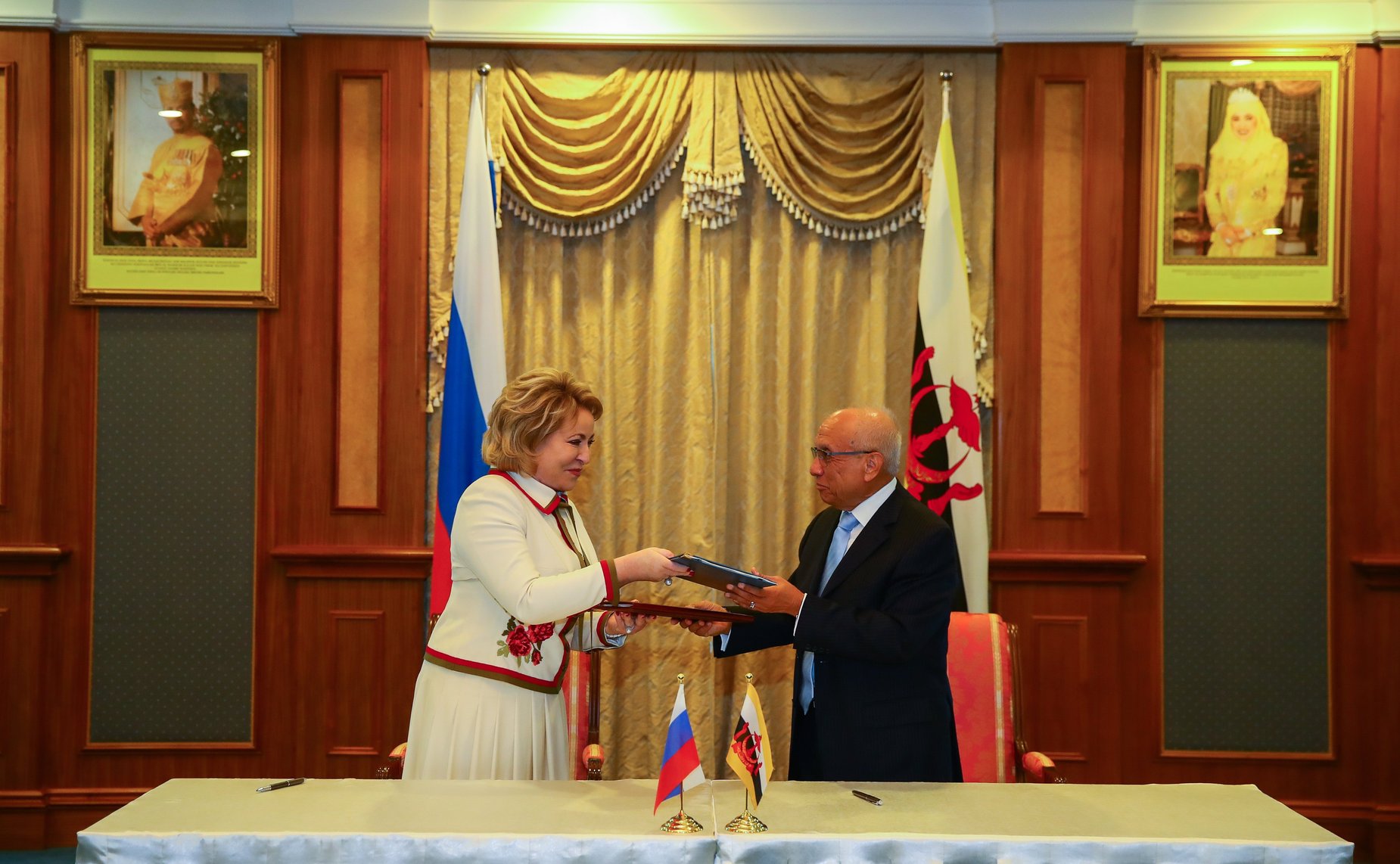 Подписание Меморандума о взаимопонимании между Советом Федерации и Законодательным советом Государства Бруней-Даруссалам