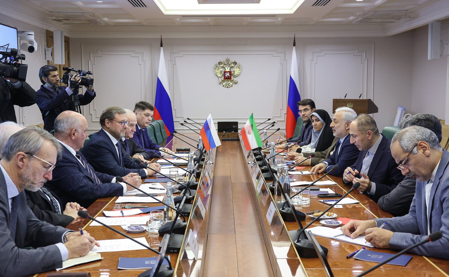 Встреча заместителя Председателя СФ Константина Косачева с председателем Комиссии по национальной безопасности и внешней политике Собрания Исламского Совета Исламской Республики Иран