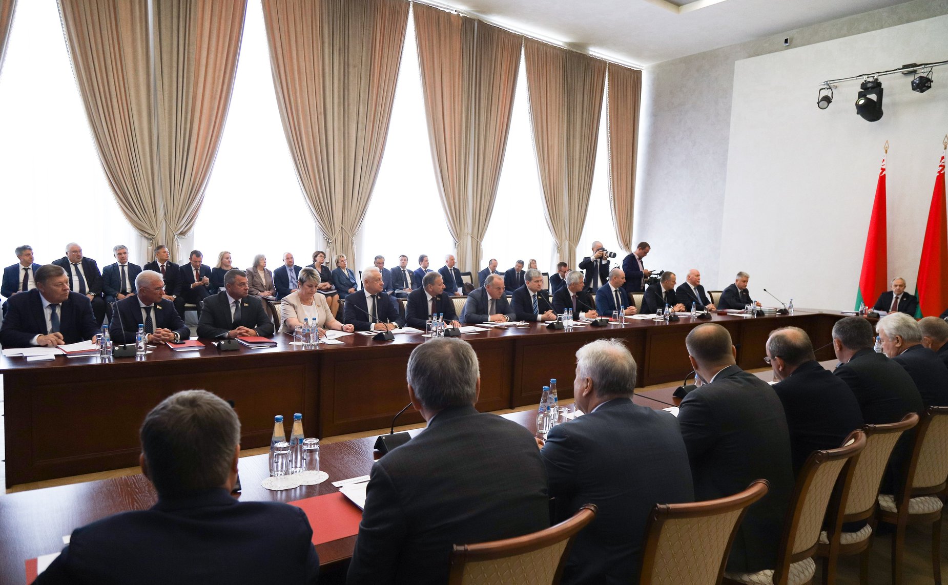 Сенаторы РФ приняли участие в заседании Совета Парламентского Собрания Союза Беларуси и России