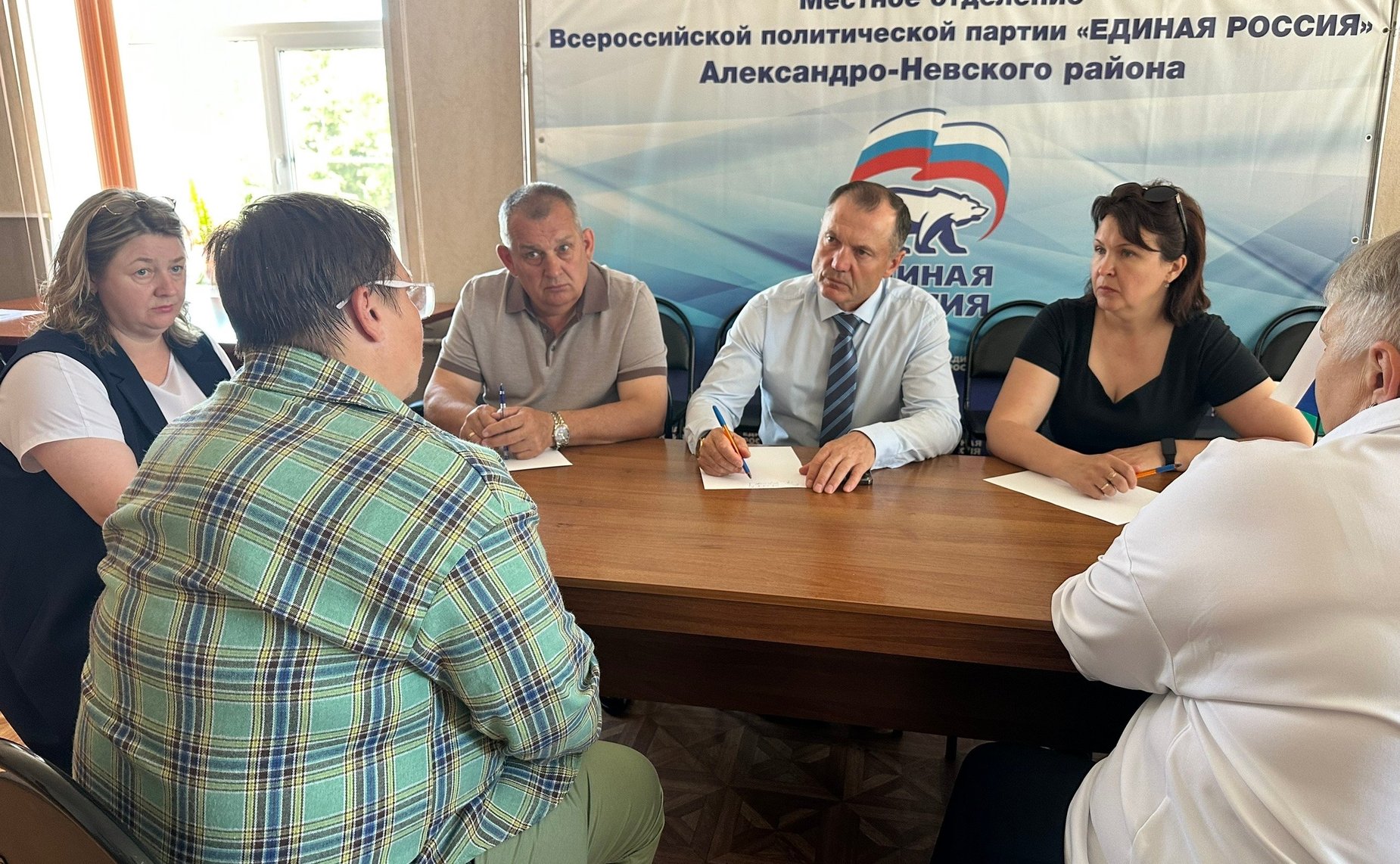 Игорь Мурог провел прием граждан и проинспектировал строящийся детский сад в Александро-Невском округе Рязанской области