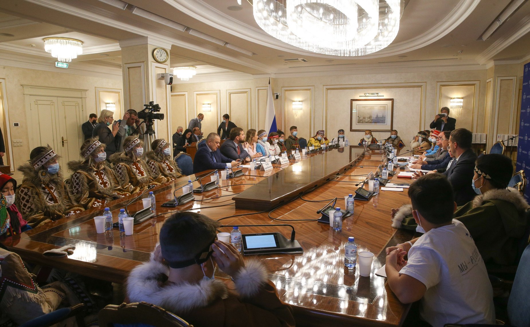 Встреча с детьми-победителями Межнационального культурно-образовательного проекта «МЫ-Россия» в рамках целевой смены «Таланты Арктики. Дети»