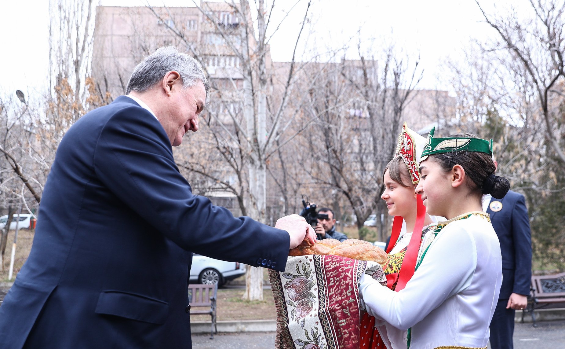 Встреча сопредседателей Межпарламентской комиссии по сотрудничеству Федерального Собрания Российской Федерации и Национального Собрания Республики Армения Юрия Воробьева и Акоба Аршакяна