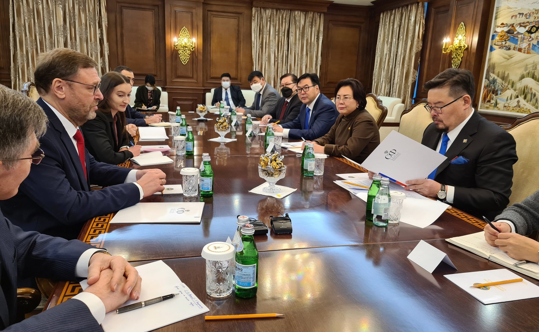 Делегация Совета Федерации во главе с заместителем Председателя СФ Константином Косачевым посещает Монголию с официальным визитом