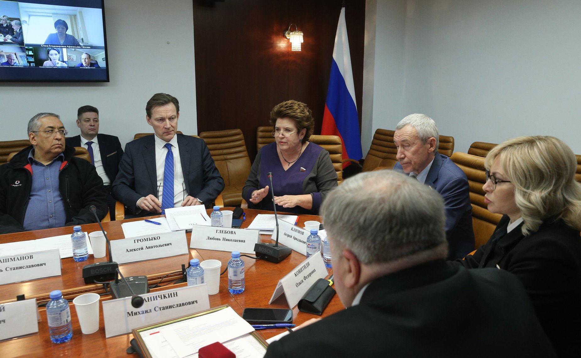 Заседание Временной комиссии СФ по защите государственного суверенитета и предотвращению вмешательства во внутренние дела РФ