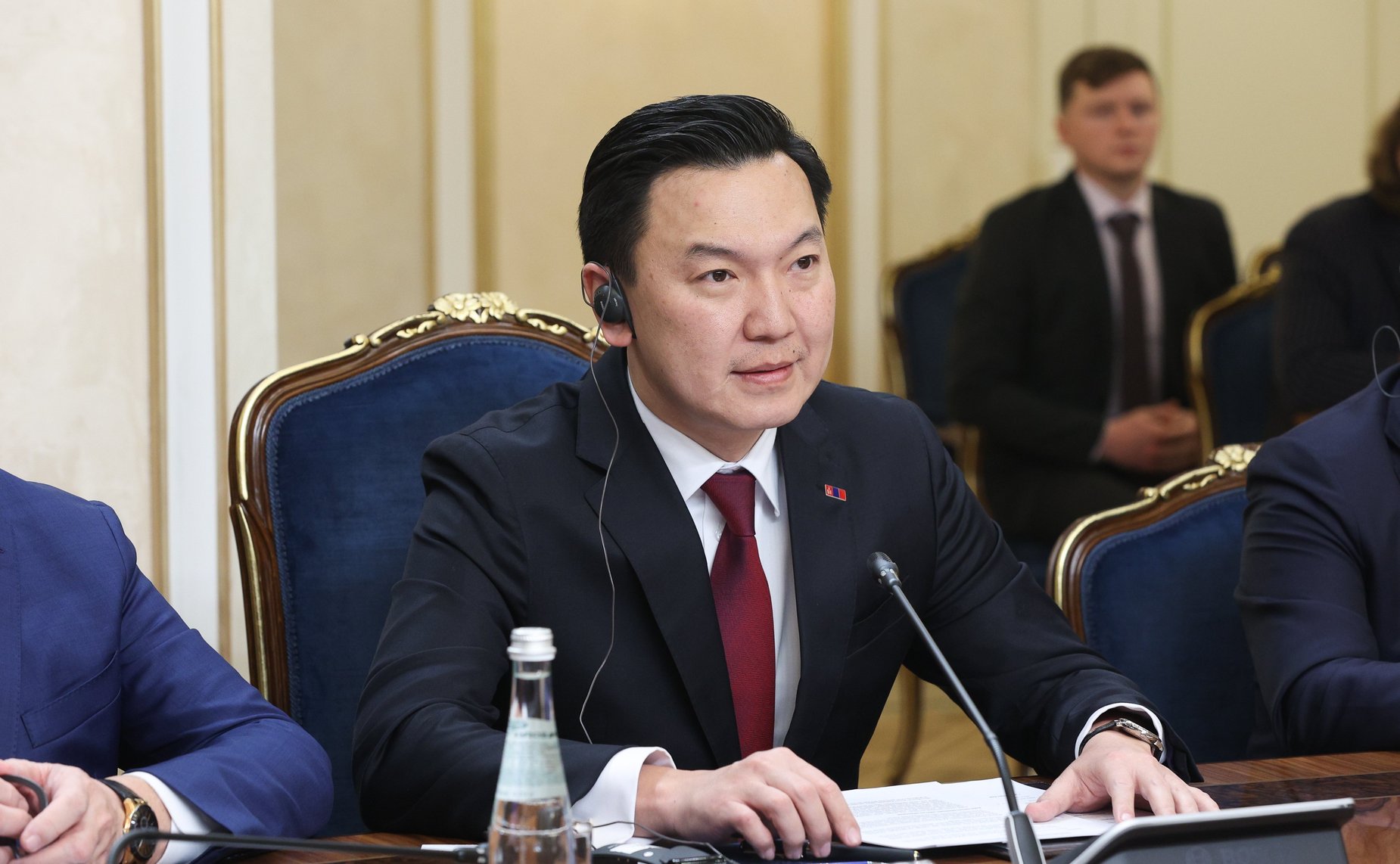 Валентина Матвиенко провела встречу с Председателем Великого Государственного Хурала Монголии Ням-Осорын Учралом