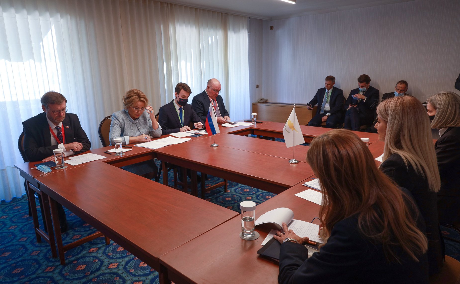 Встреча Председателя Совета Федерации Валентины Матвиенко и Председателя Парламента Республики Кипр Анниты Димитриу