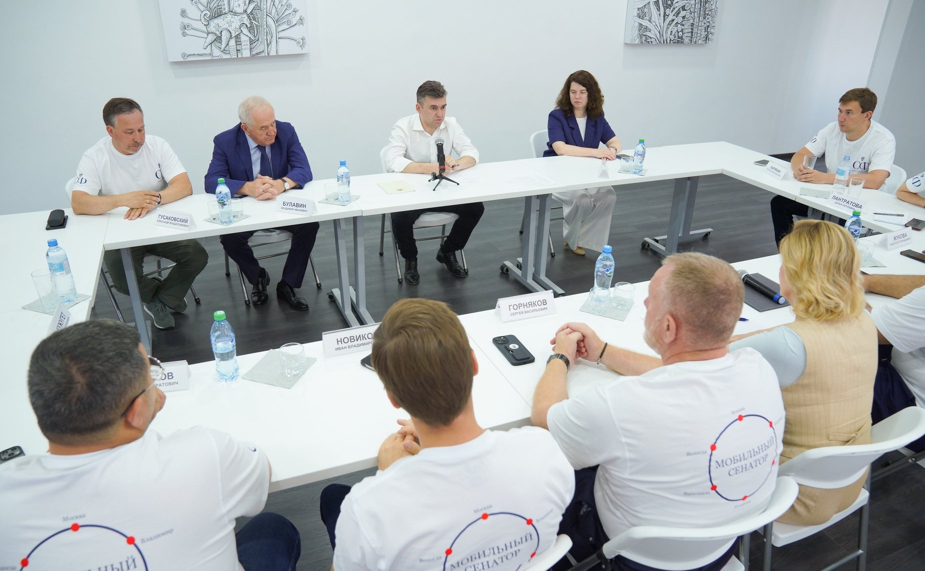 Законодатели провели встречу с губернатором Ивановской области Станиславом Воскресенским