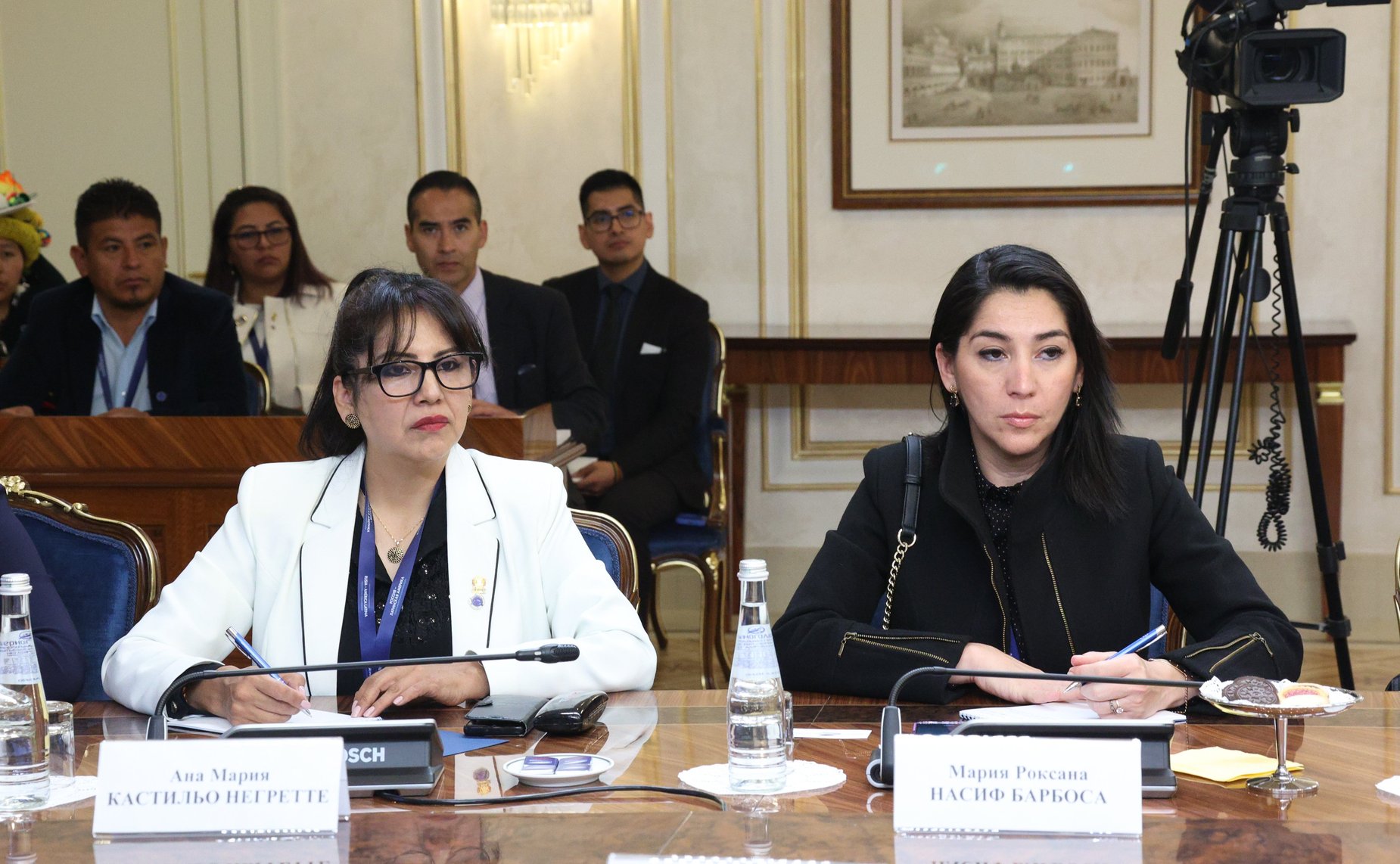 Заместитель Председателя СФ Константин Косачев провел встречу с председателем Палаты сенаторов Многонациональной законодательной ассамблеи Боливии Андронико Родригесом Ледесмой