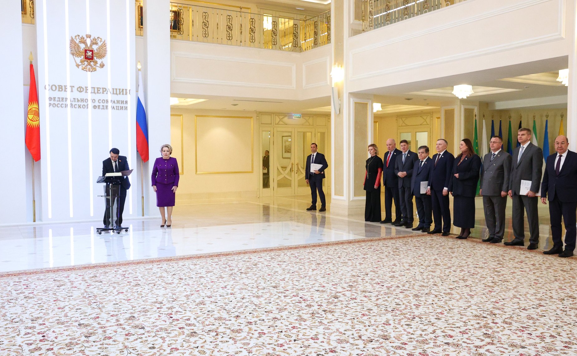 Валентина Матвиенко провела встречу с Председателем Жогорку Кенеша Киргизской Республики Марленом Маматалиевым