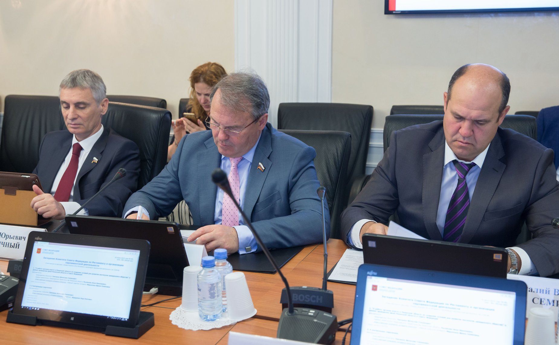 Заседание Комитета Совета Федерации по Регламенту и организации парламентской деятельности