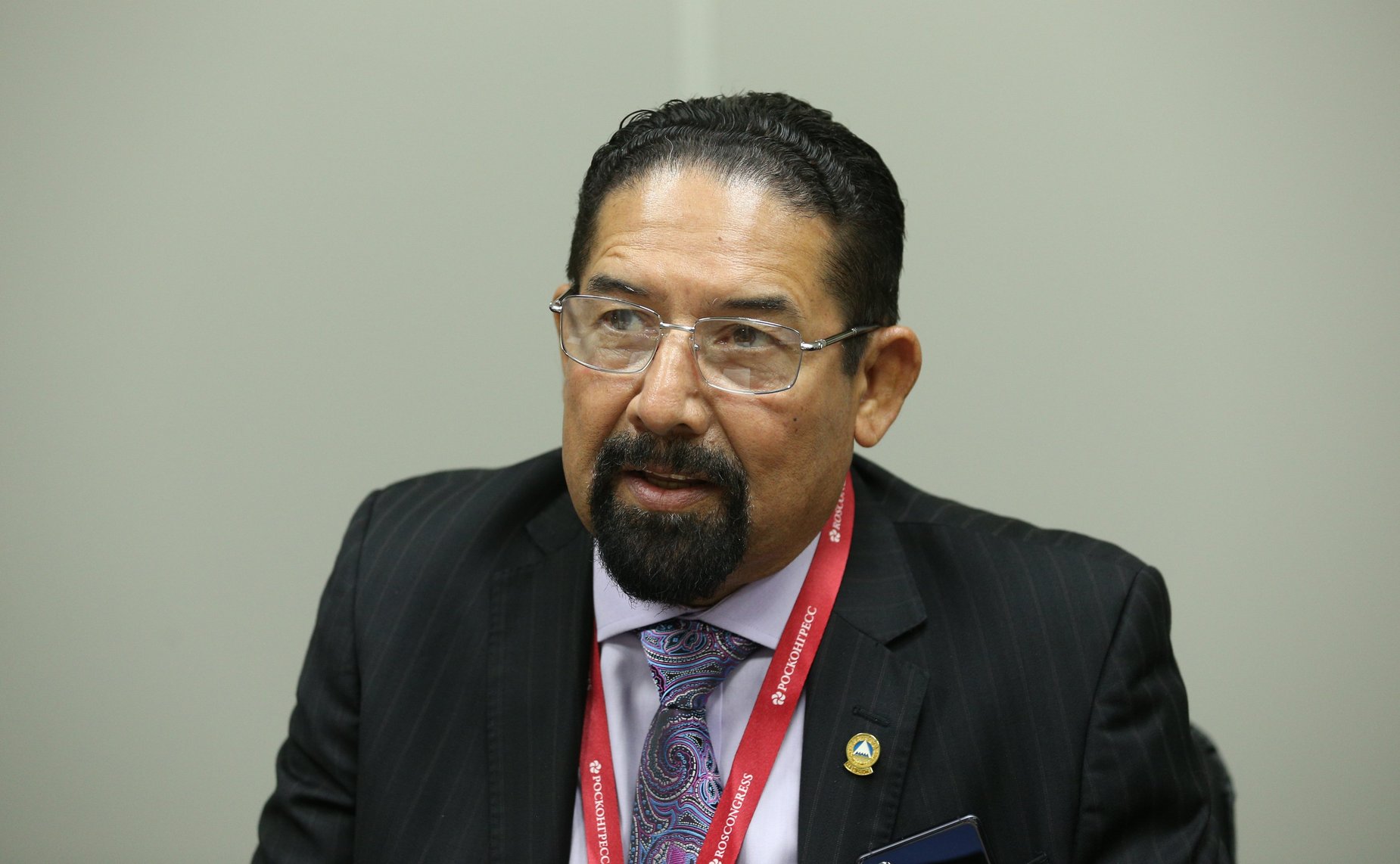 Константин Косачев «на полях» ПМЭФ провел встречу с Председателем Центральноамериканского парламента (ПАРЛАСЕН) Даниэлем Ортегой Рейесом