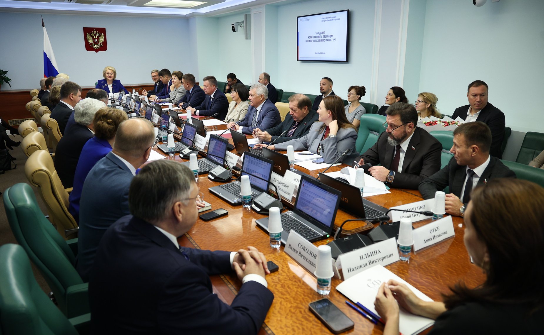 Заседание Комитета Совета Федерации по науке, образованию и культуре