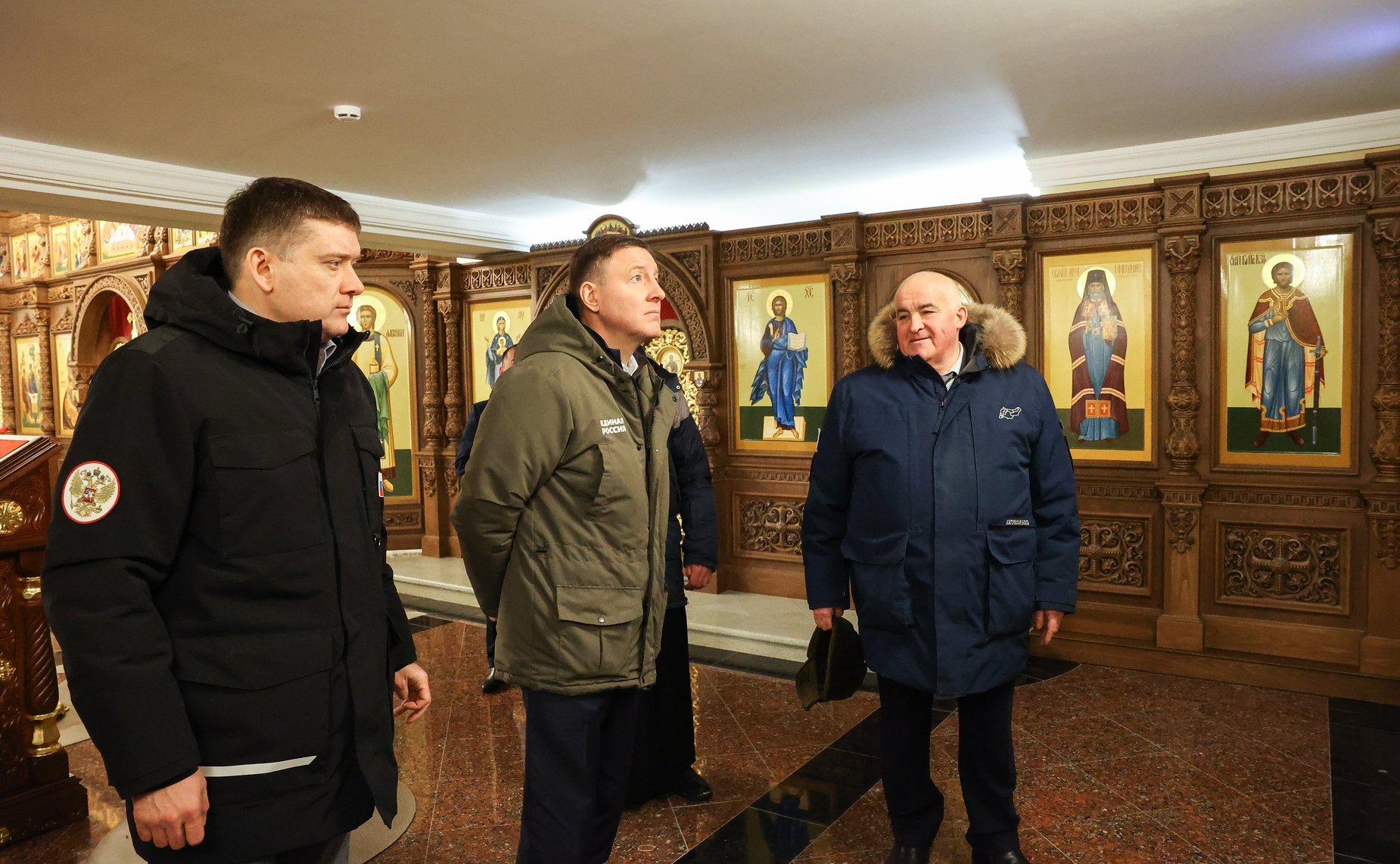 Андрей Турчак и Николай Журавлев посетили восстановленный Костромской кремль