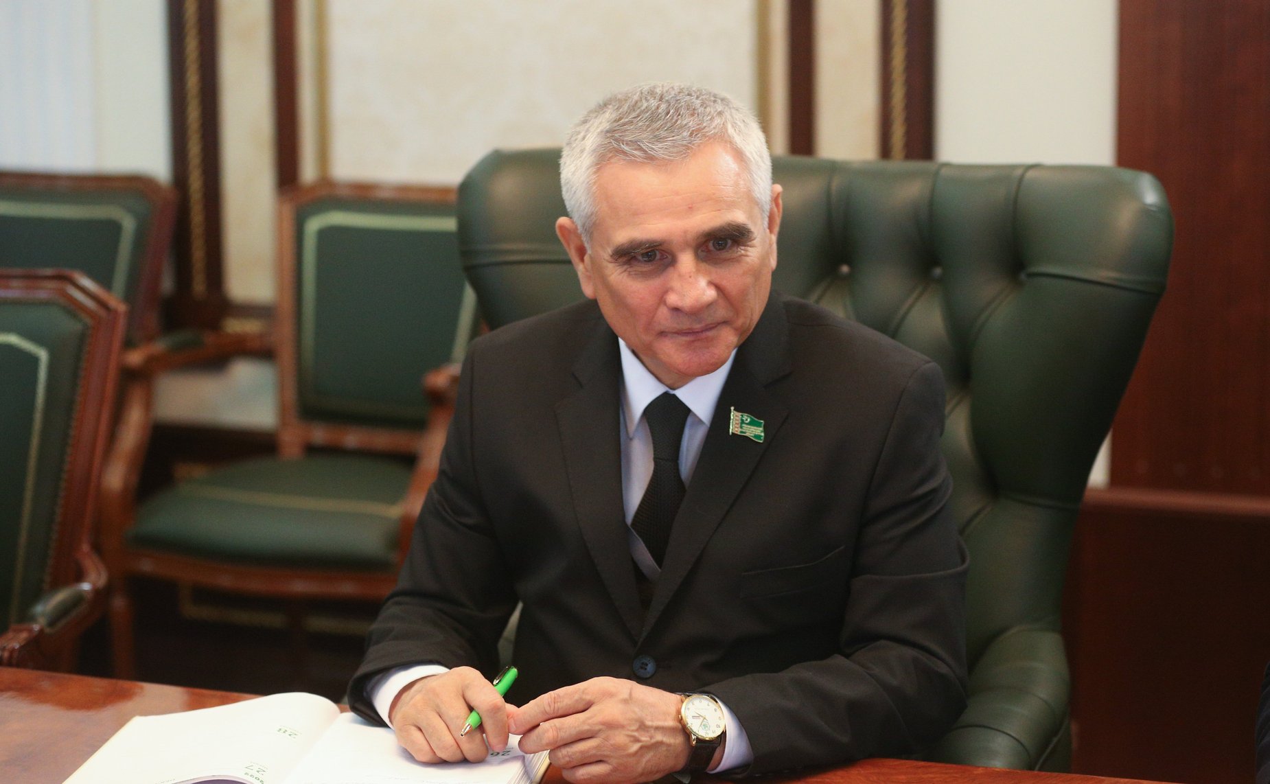 Встреча заместителя Председателя СФ Константина Косачева с заместителем Председателя Халк Маслахаты Милли Генгеша Туркменистана