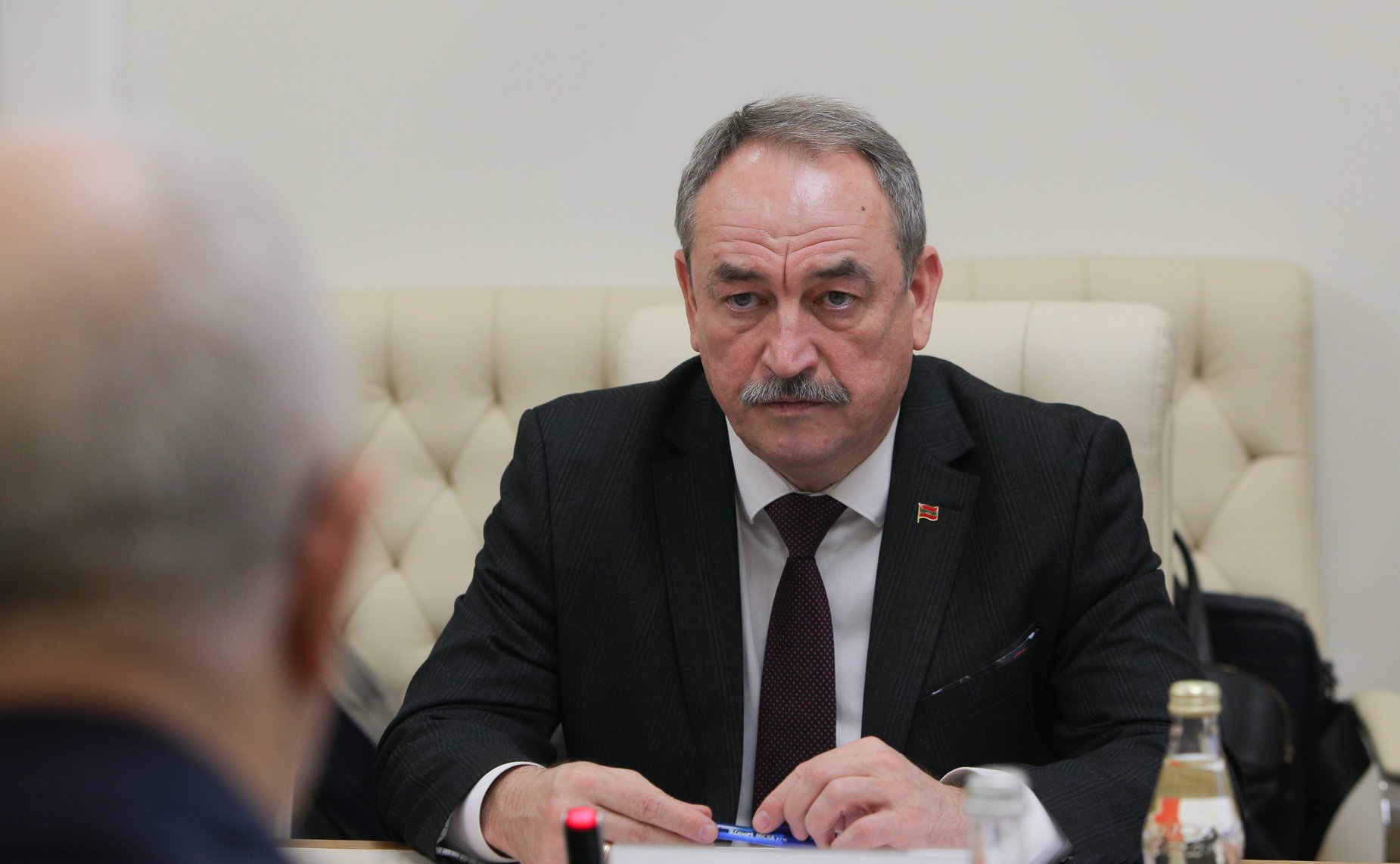 Встреча заместителя председателя Комитета СФ по международным делам Фарита Мухаметшина с Председателем Верховного Совета Приднестровской Молдавской Республики