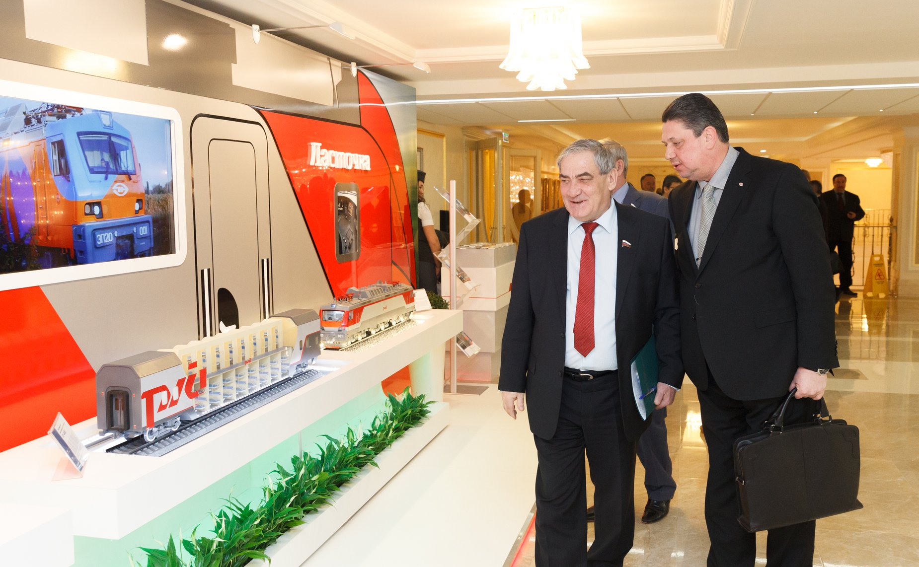 Открытие выставки РЖД в Совете Федерации