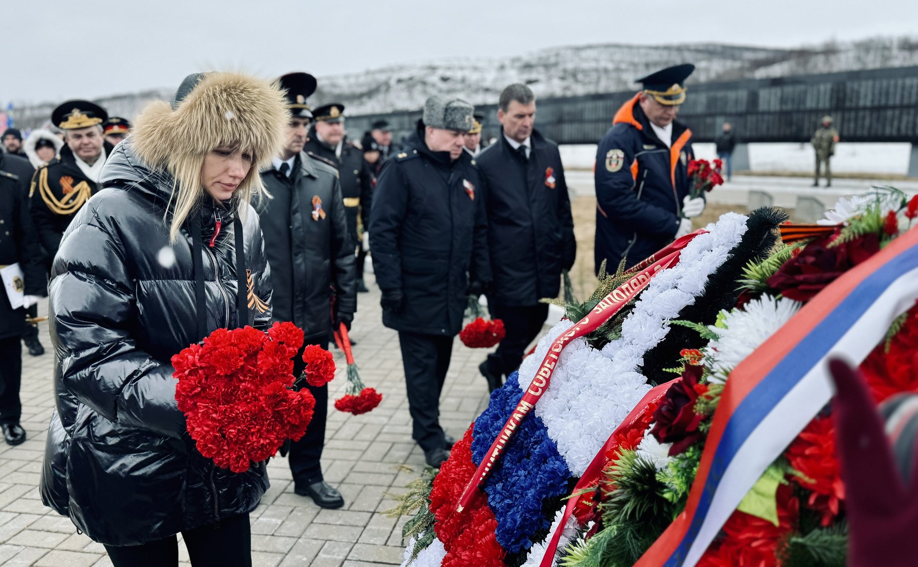 Татьяна Сахарова приняла участие в торжественном митинге в Мурманской области