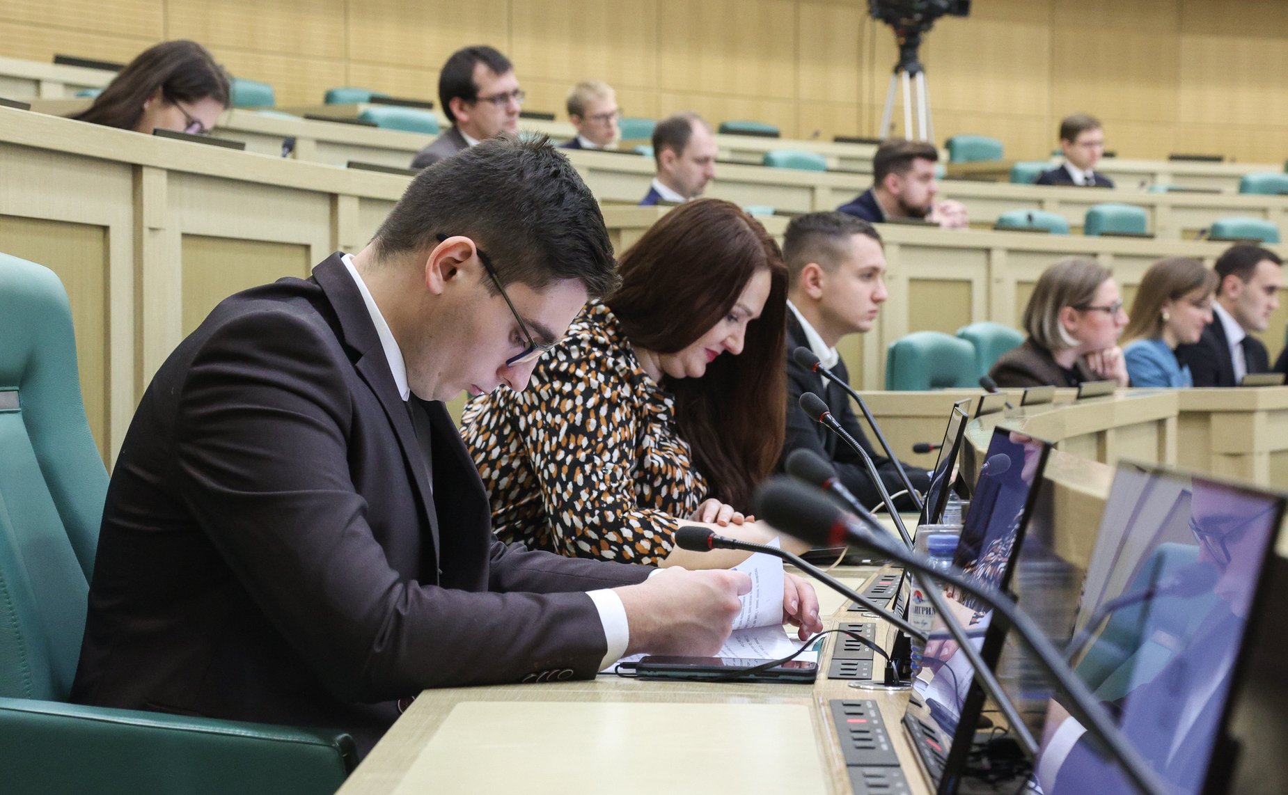 Заседание Палаты молодых законодателей при Совете Федерации