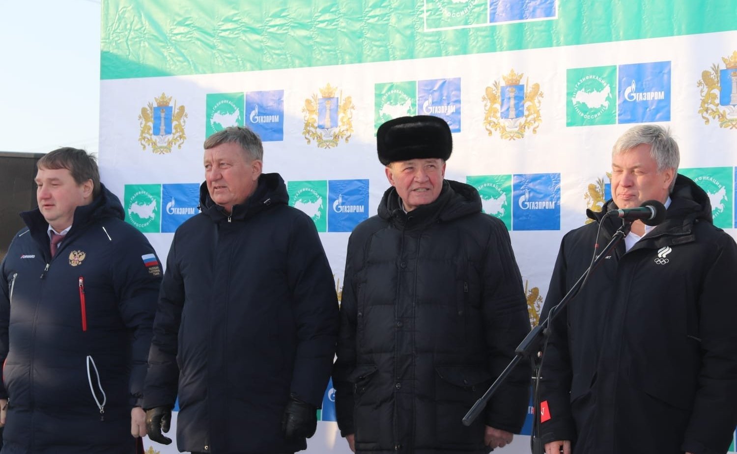 Сергей Рябухин принял участие в церемонии пуска газа в селе Карлинское
