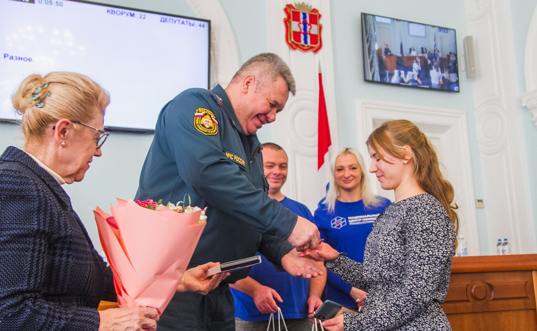 В рамках Всероссийского гражданско-патриотического проекта «Дети-герои», реализуемого Советом Федерации Федерального Собрания Российской Федерации, в 2022 году памятной медалью Совета Федерации «За проявленное мужество» награждены 4 юных омича