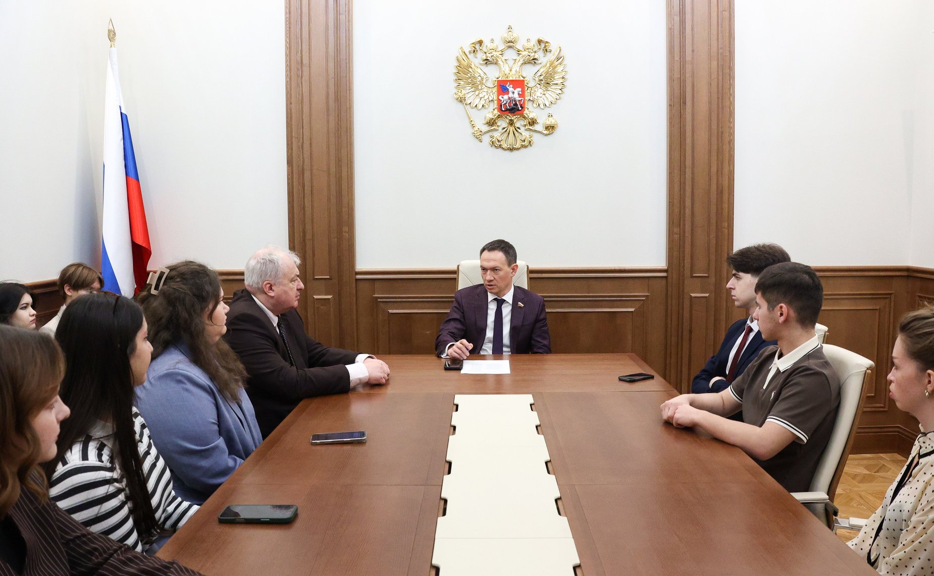 Встреча сенатора РФ Тимура Нагуманова со студентами ЧОУ ВО «Казанский инновационный университет имени В. Тимирясова»