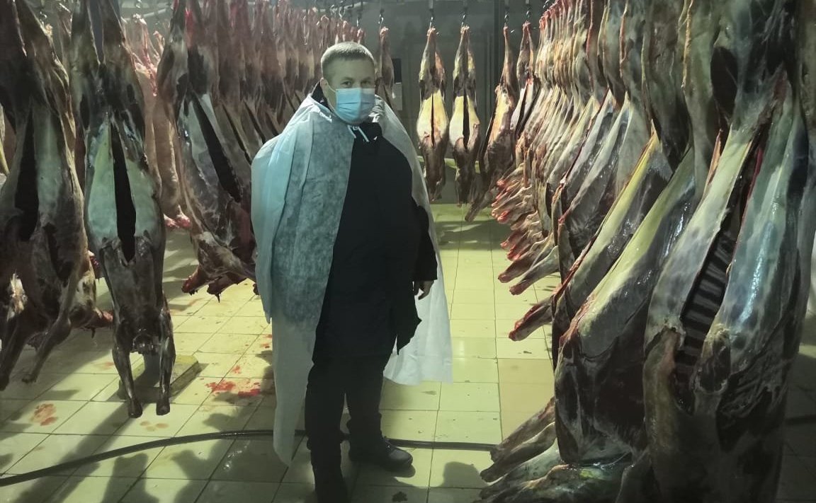 Денис Гусев в рамках поездки в регион посетил сельскохозяйственные производственные кооперативы Заполярного района