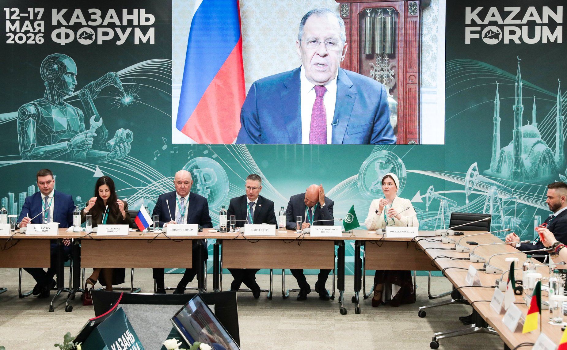 Григорий Карасин выступил на пленарной сессии Форума молодых дипломатов стран Организации исламского сотрудничества. XVII Международный экономический форум «Россия – Исламский мир: KazanForum»