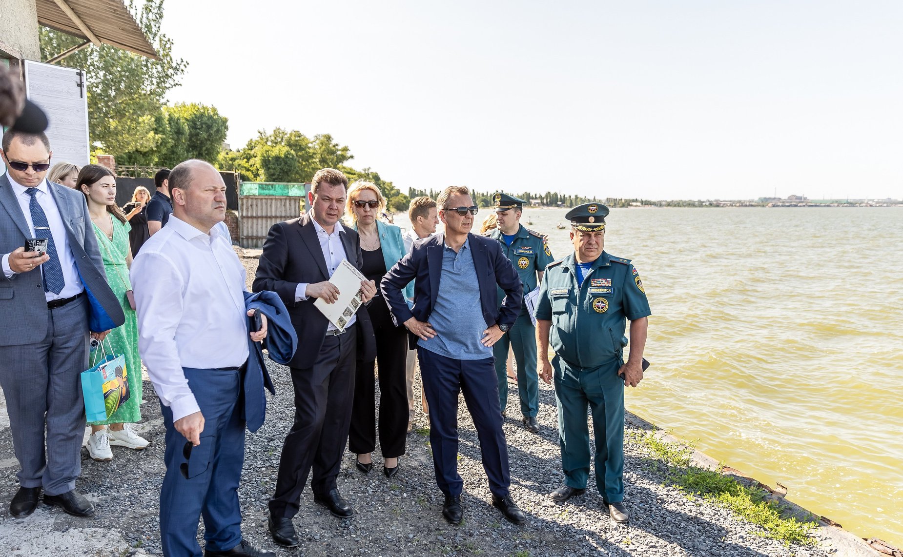 Андрей Яцкин в ходе поездки в Ростовскую область обсудил вопросы развития инфраструктуры города Таганрога и оздоровления водохозяйственного комплекса реки Дон