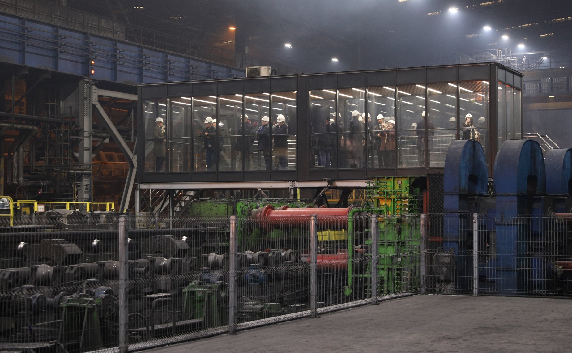 Осмотр сталеплавительного комплекса