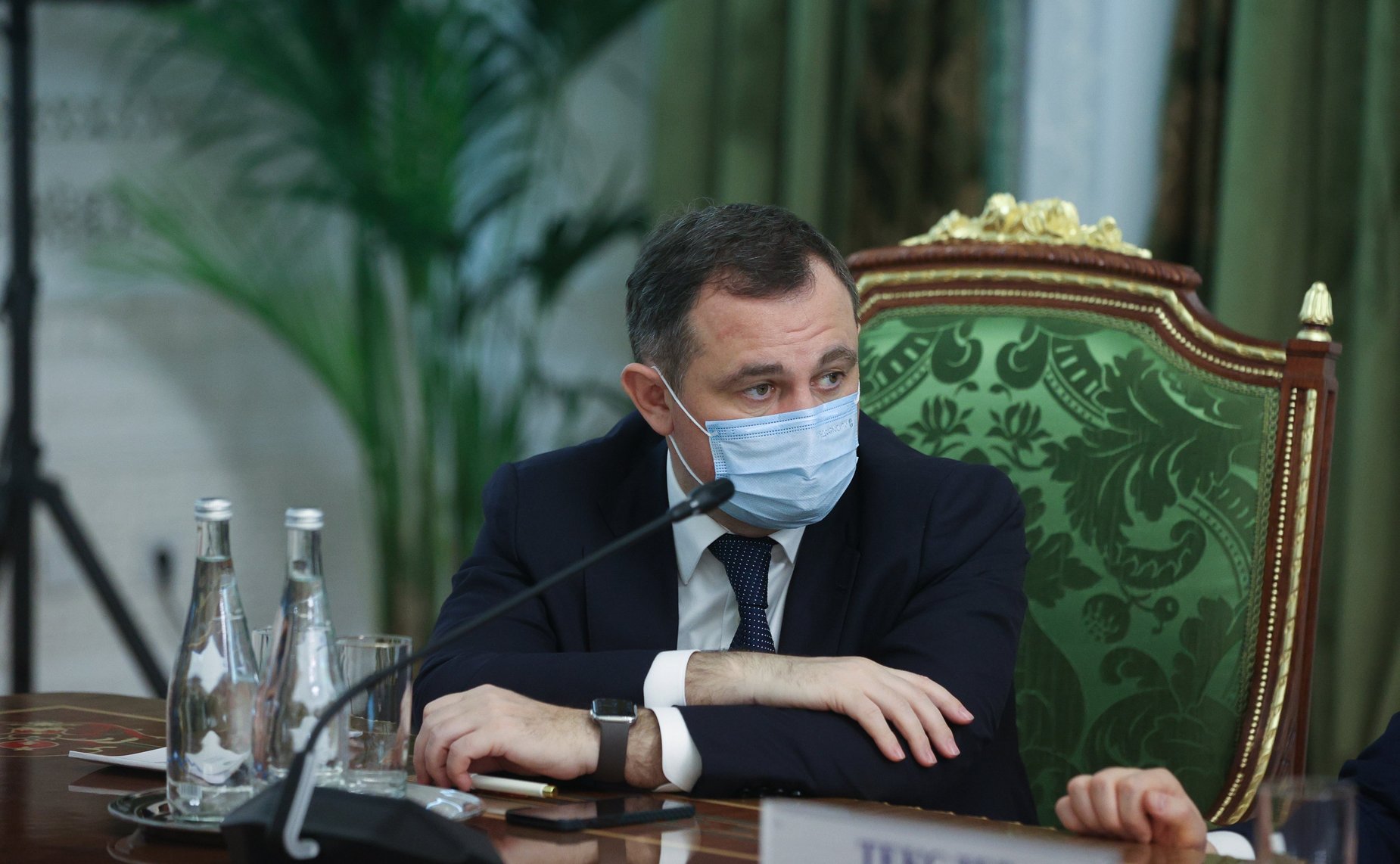 Встреча Председателя Совета Федерации Валентины Матвиенко с Председателем Маджлиси милли Маджлиси Оли Республики Таджикистан Рустами Эмомали