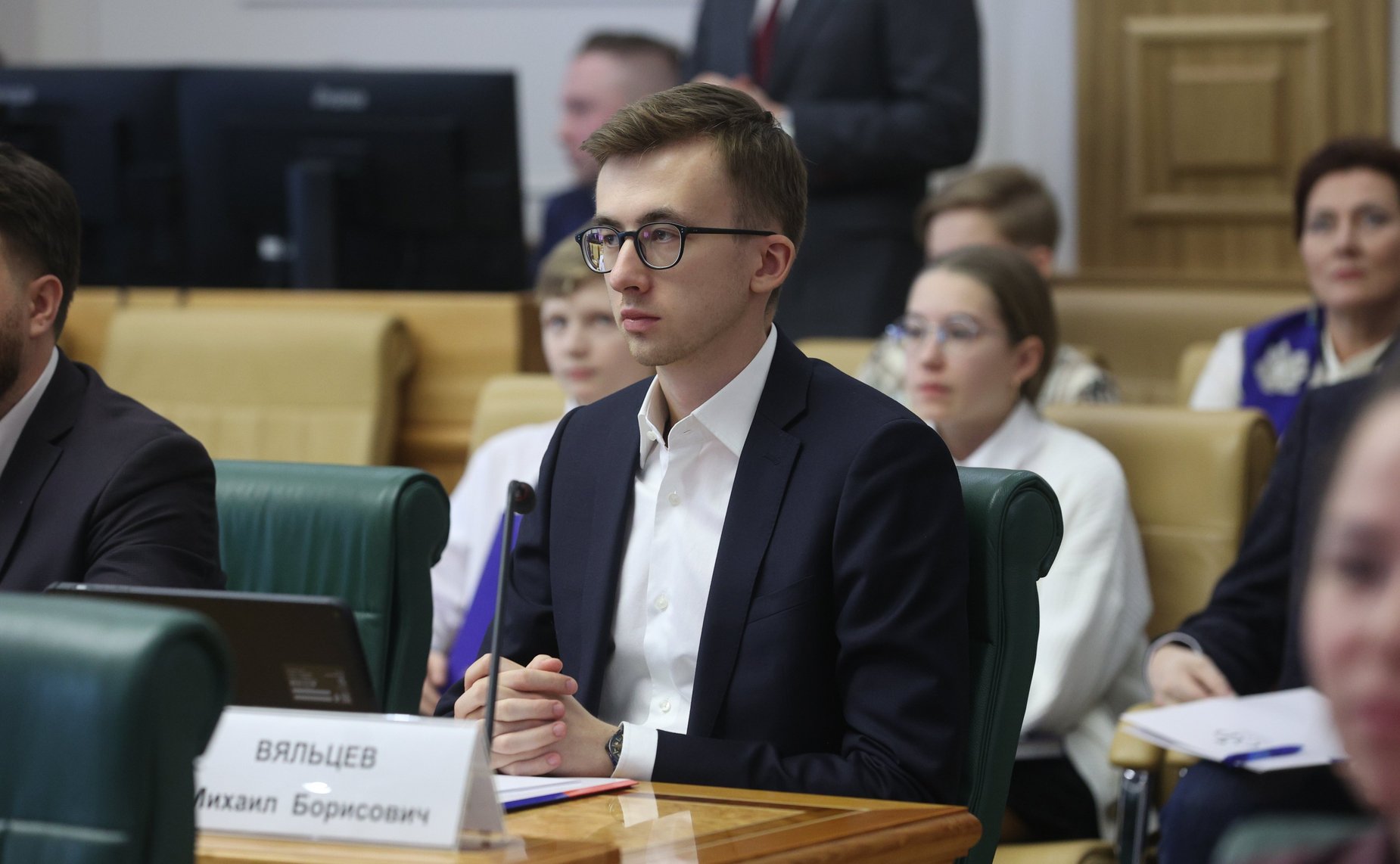 Встреча Председателя СФ Валентины Матвиенко с победителями Всероссийского конкурса молодежных авторских проектов и проектов в сфере образования «Моя страна- моя Россия»