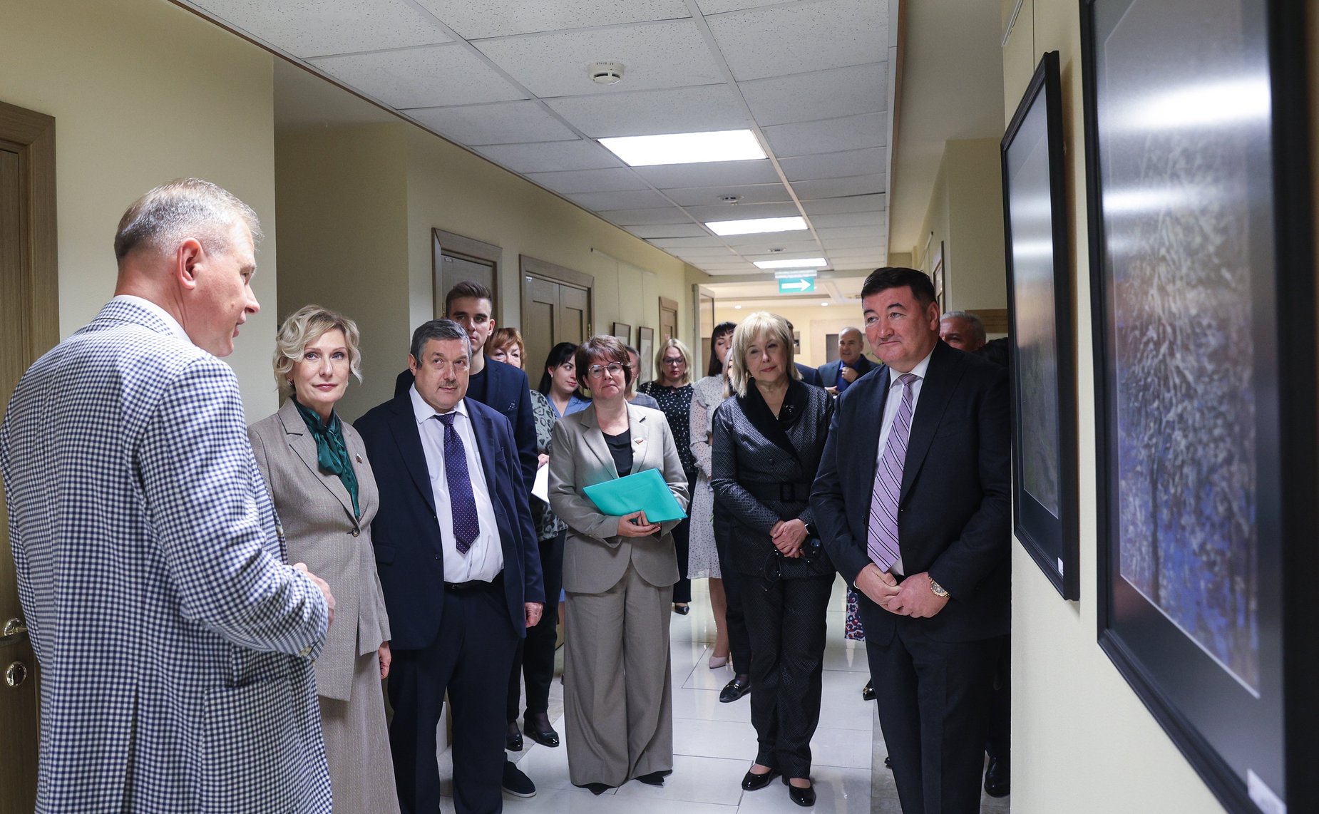 Открытие выставки Андрея Бодрова в Совете Федерации