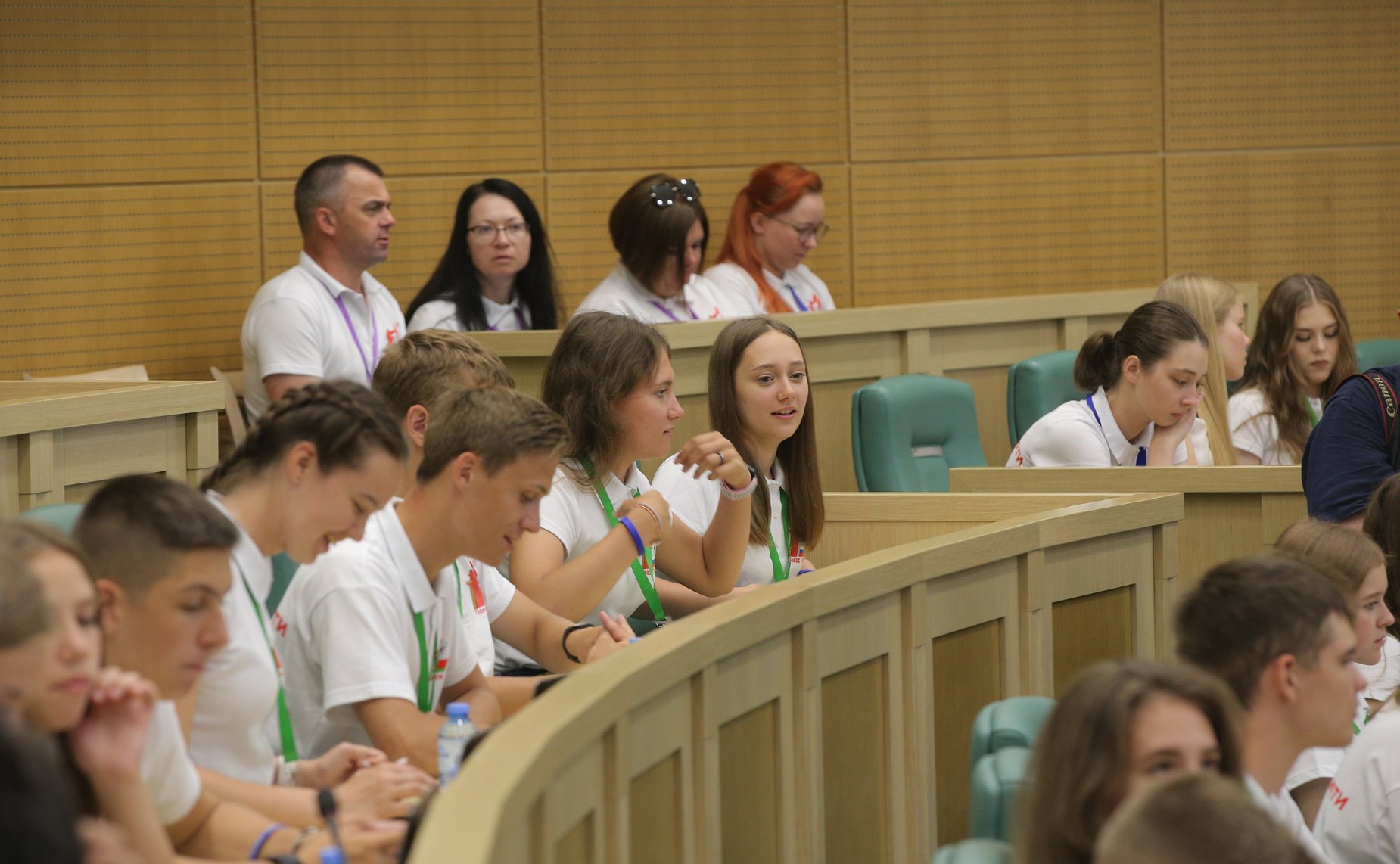 Встреча Председателя СФ Валентины Матвиенко с участниками российско-белорусского военно-патриотического проекта «Поезд Памяти»