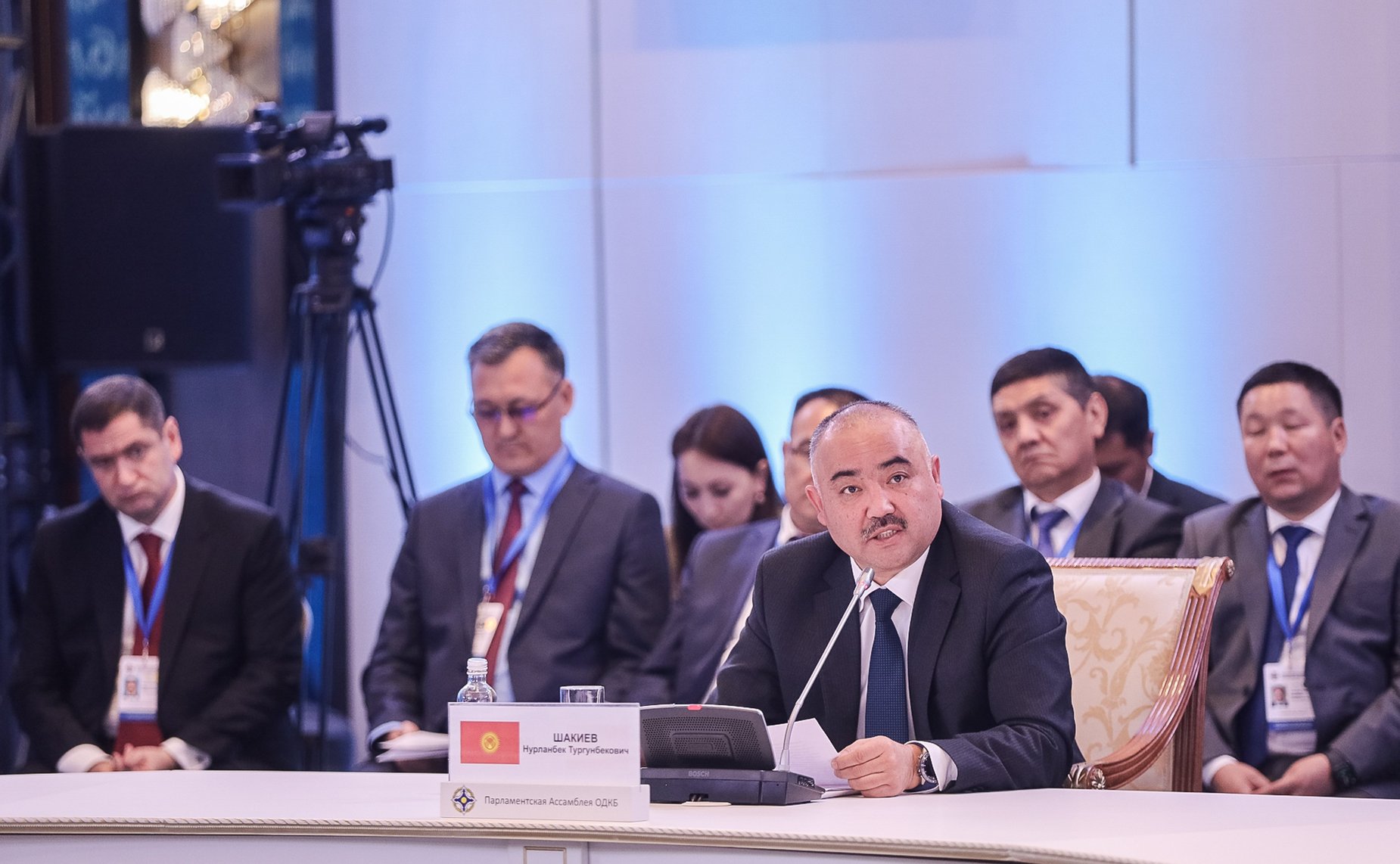 Выездное заседание Совета Парламентской Ассамблеи Организации Договора о коллективной безопасности (ПА ОДКБ) в Алма-Ате