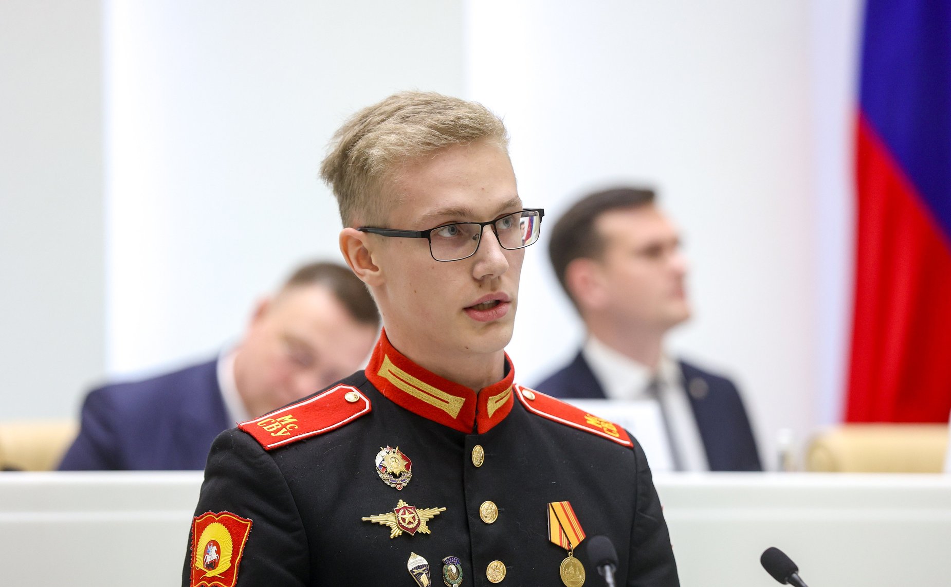 Заседание Палаты молодых законодателей при Совете Федерации