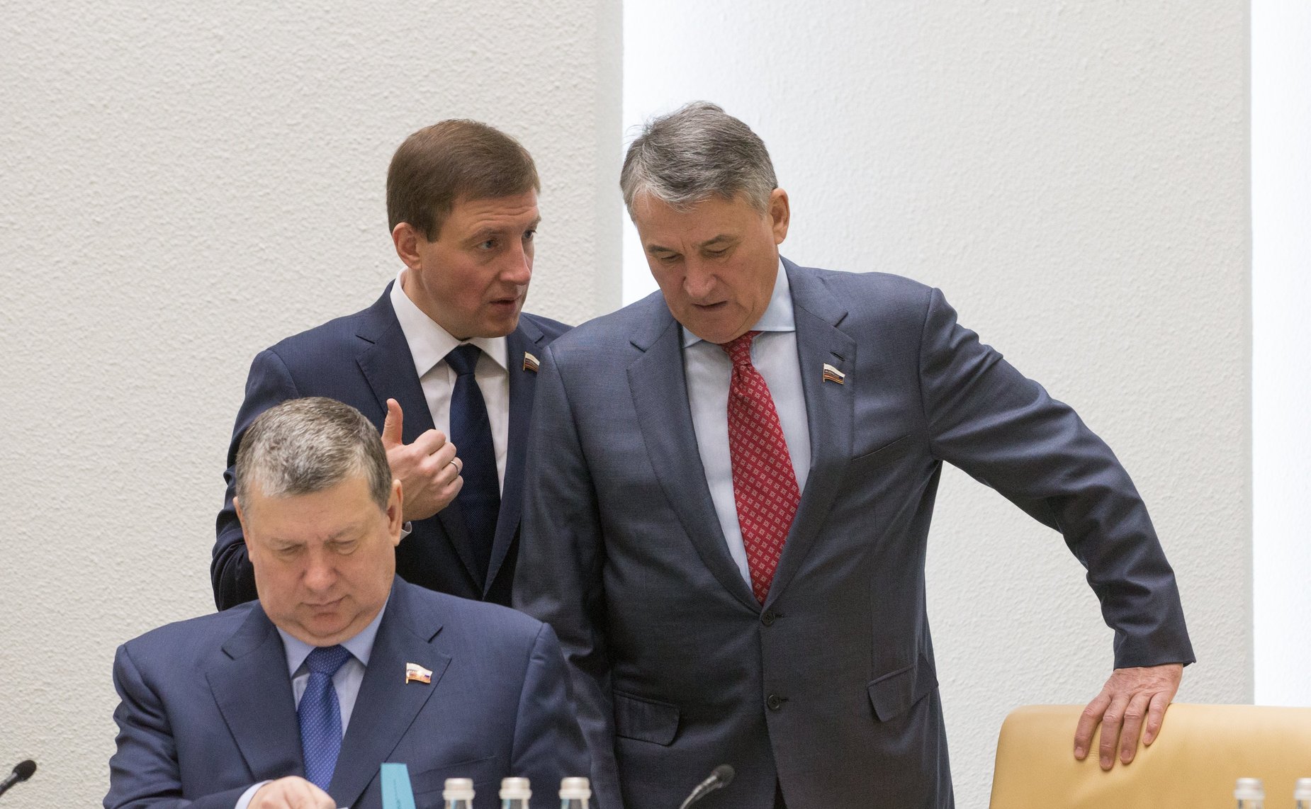 Е. Бушмин, Ю. Воробьев и А. Турчак