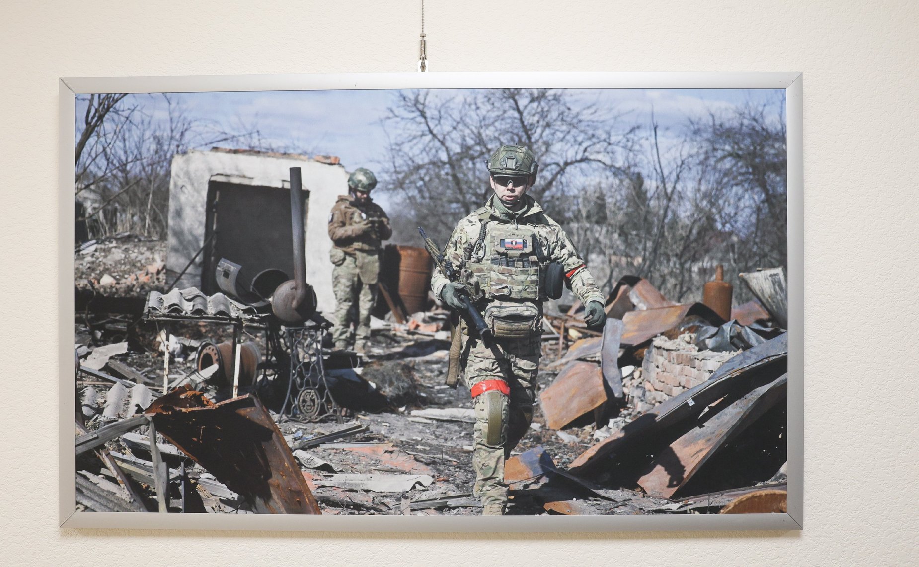 Торжественное награждение военнослужащих в рамках проведения открытия патриотической выставки фотографий военнослужащих Отдельной диверсионной штурмовой бригады «Ветераны»