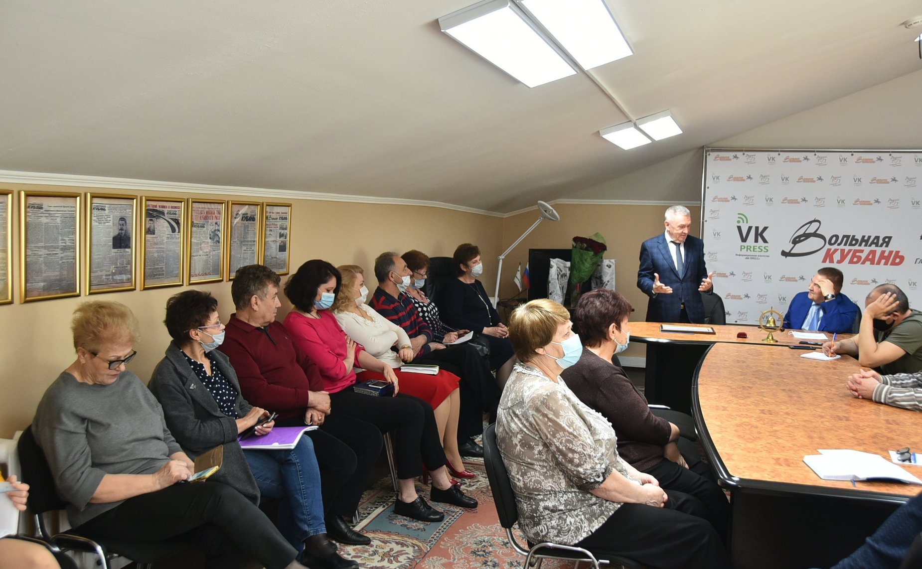 Владимир Бекетов встретился с журналистами в редакции медиахолдинга «Вольная Кубань»