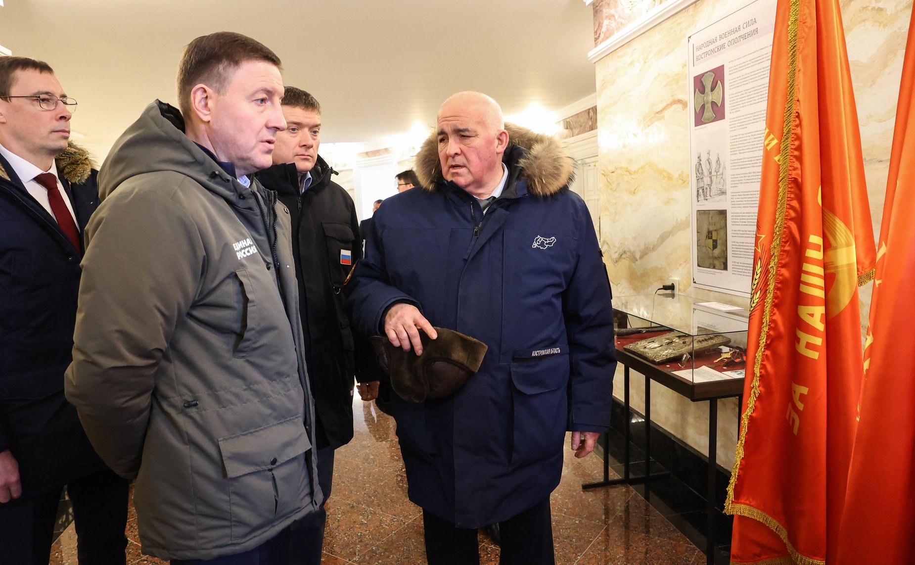 Андрей Турчак и Николай Журавлев посетили восстановленный Костромской кремль